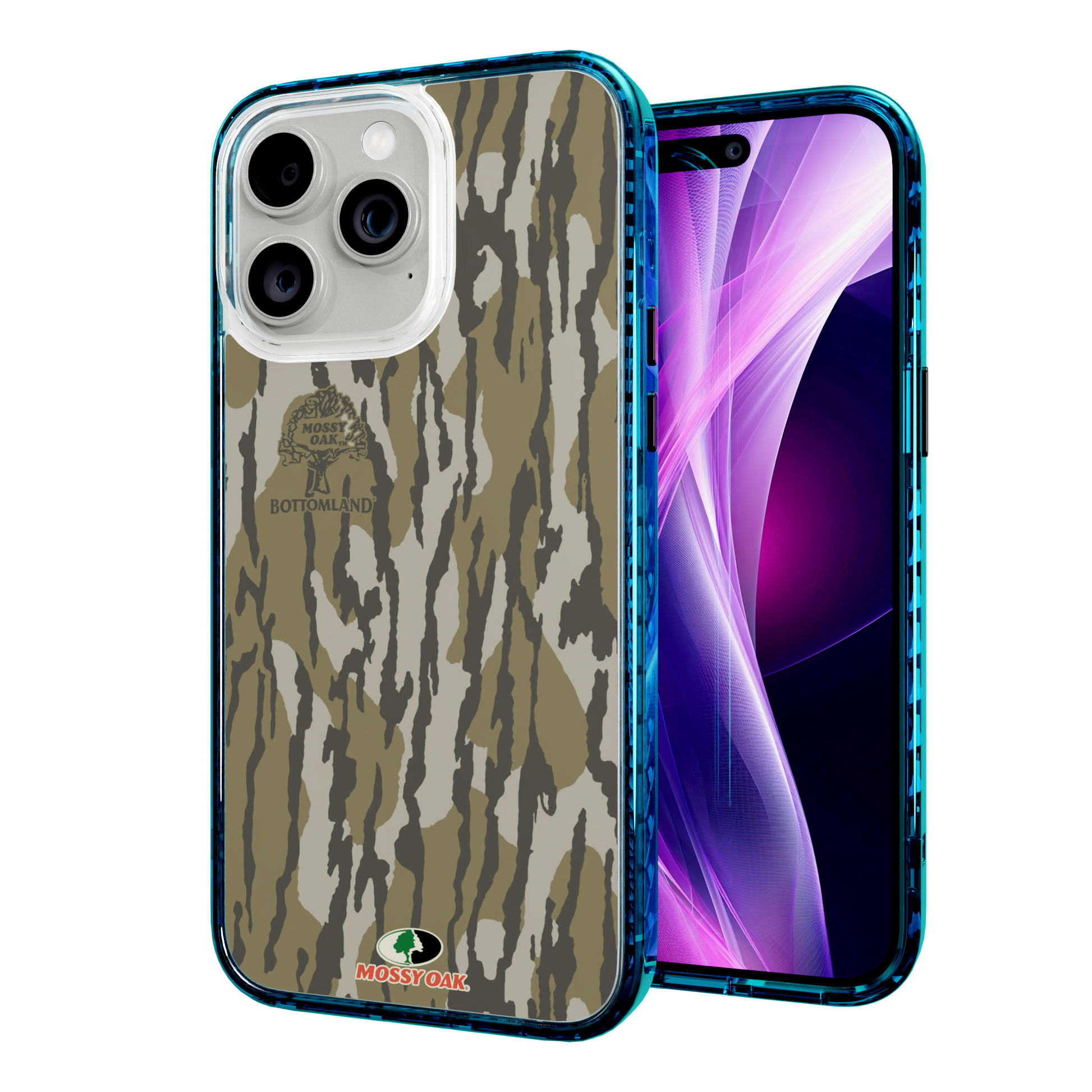 Mossy Oak Magnitude Series for Apple iPhone 14 Pro Max  - Bottomland Orig Deep Sea Blue