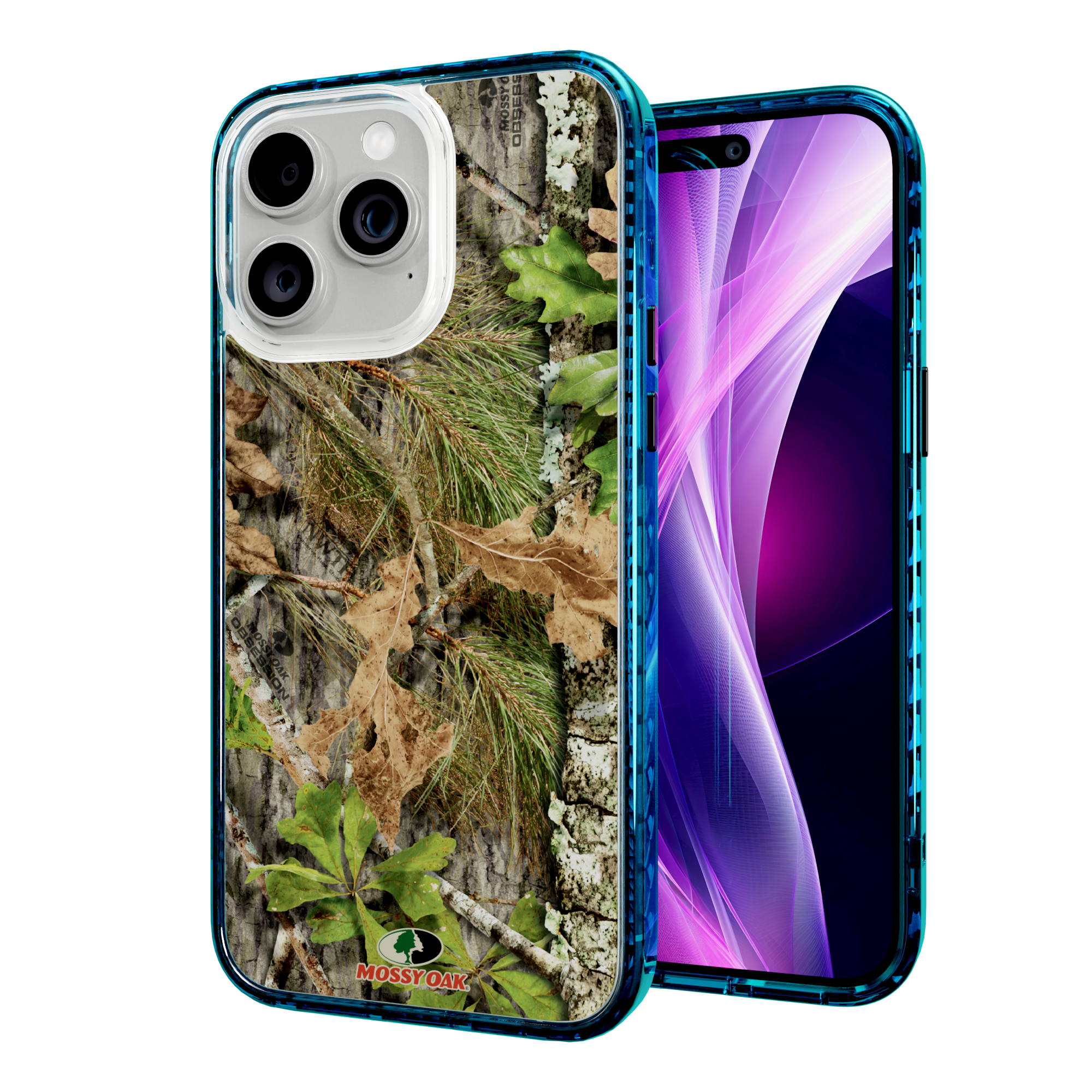 Mossy Oak Magnitude Series for Apple iPhone 14 Pro Max  - Obsession Deep Sea Blue