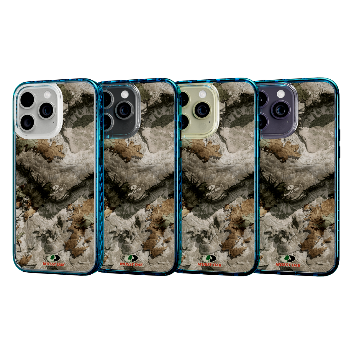 Mossy Oak Magnitude Series for Apple iPhone 14 Pro Max  - Terra Gila Deep Sea Blue