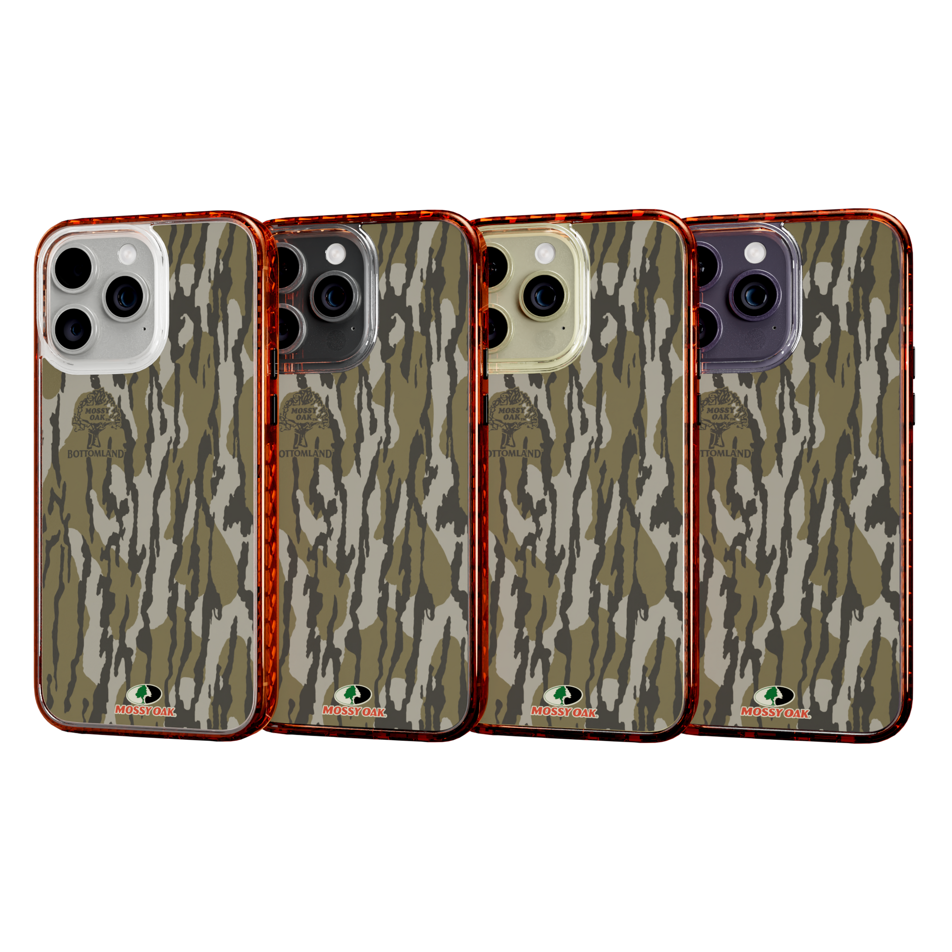 Mossy Oak Magnitude Series for Apple iPhone 14 Pro Max  - Bottomland Orig Blaze Orange