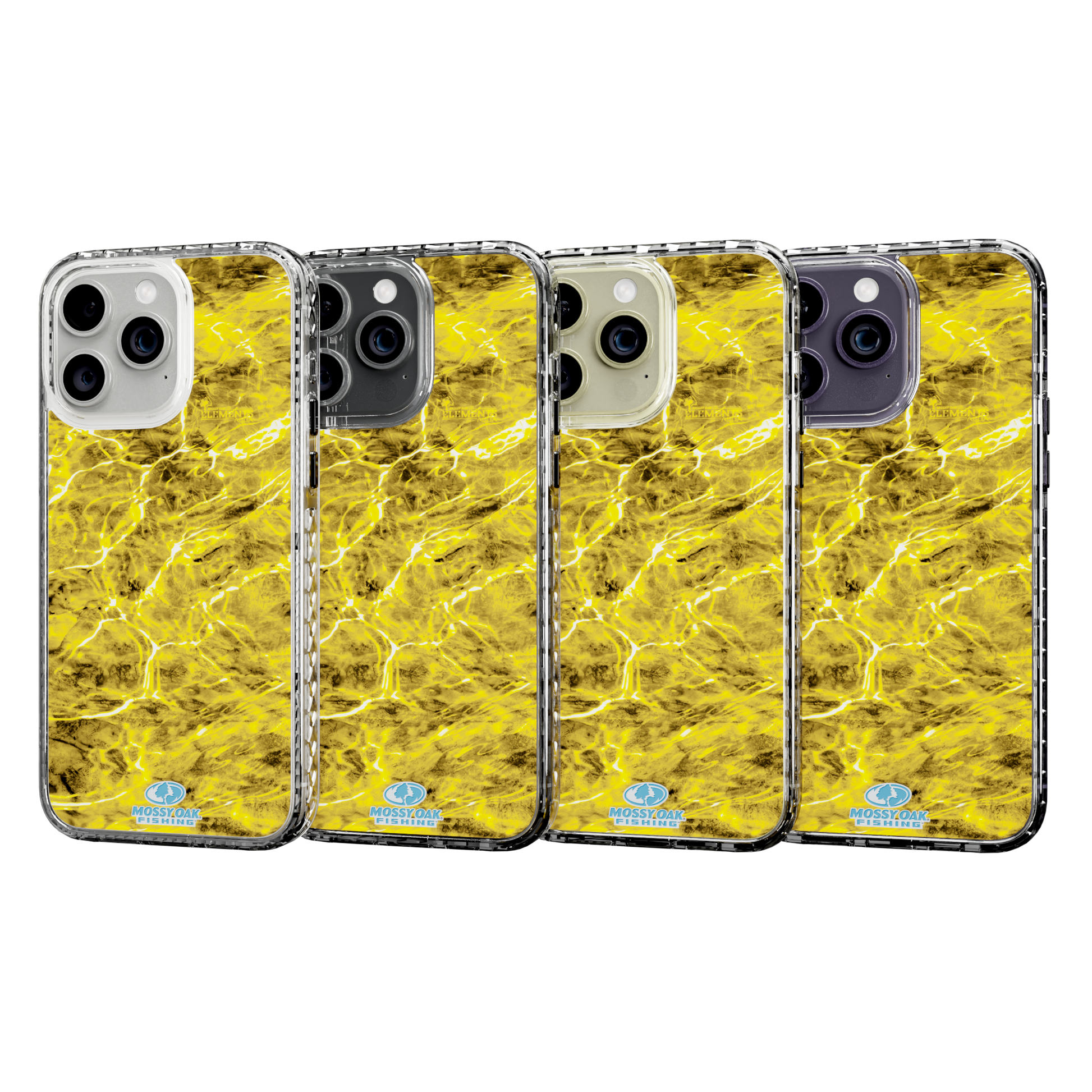 Mossy Oak Magnitude Series for Apple iPhone 14 Pro Max  - Agua Yellowfin Crystal Clear