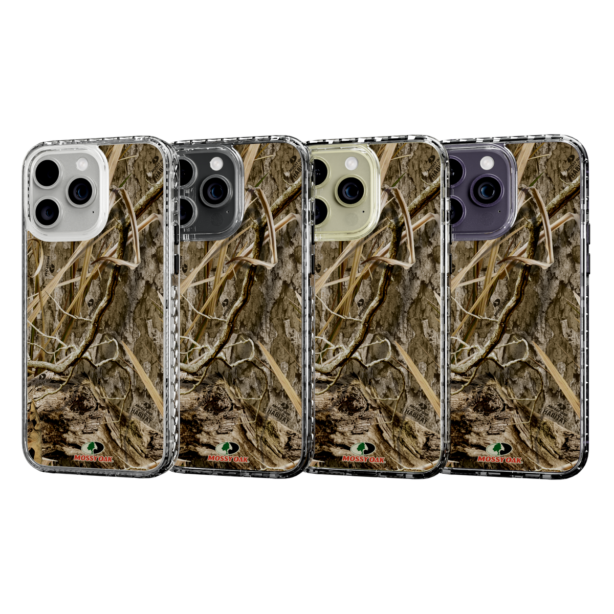 Mossy Oak Magnitude Series for Apple iPhone 14 Pro Max  - Shadow Grass Crystal Clear