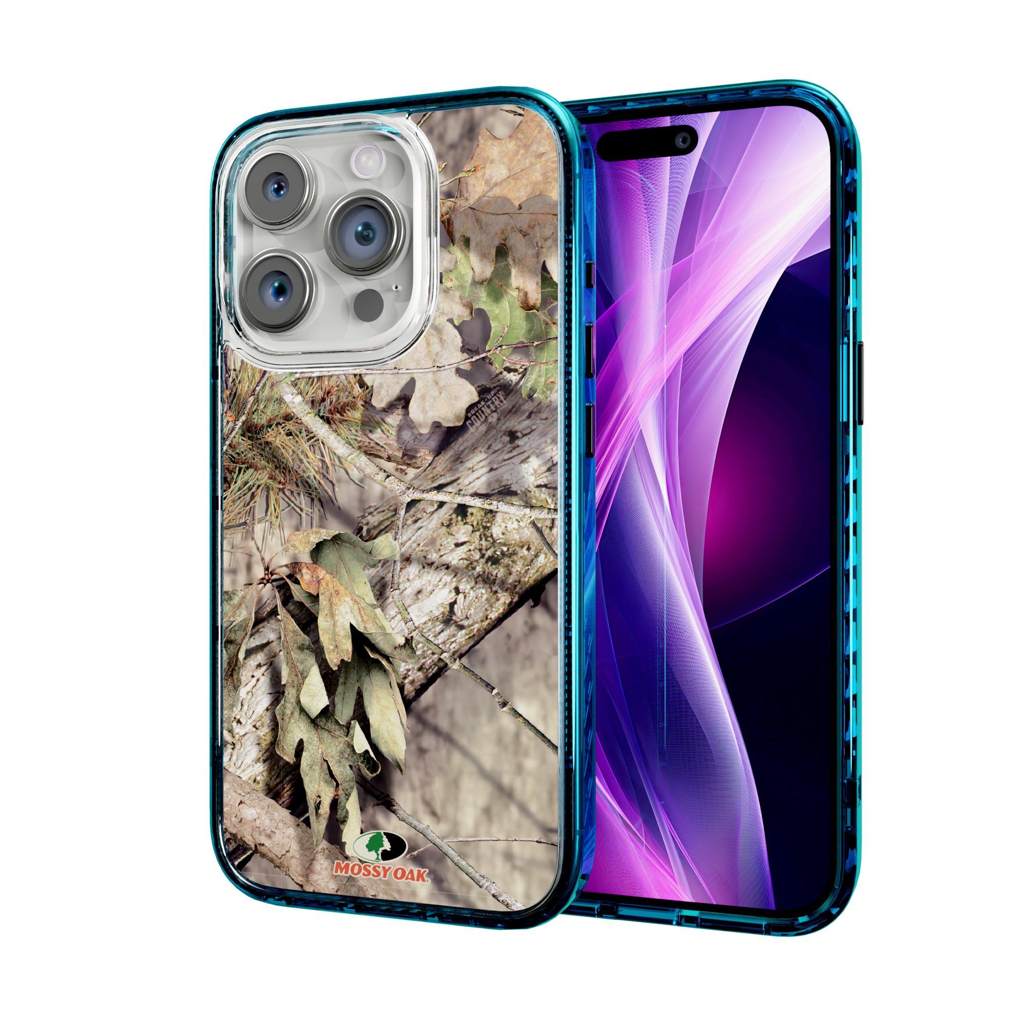 Mossy Oak Magnitude Series for Apple iPhone 14 Pro  - Breakup Country Deep Sea Blue