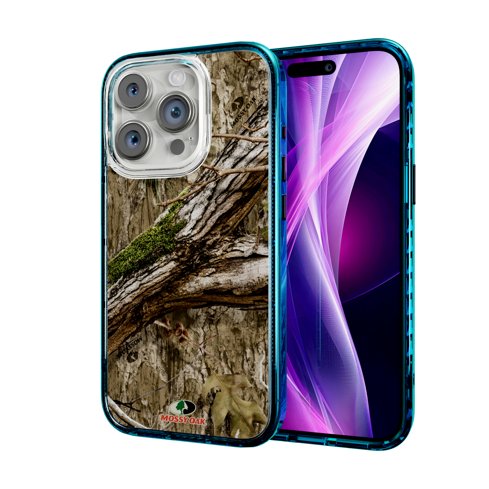 Mossy Oak Magnitude Series for Apple iPhone 14 Pro  - Country DNA Deep Sea Blue