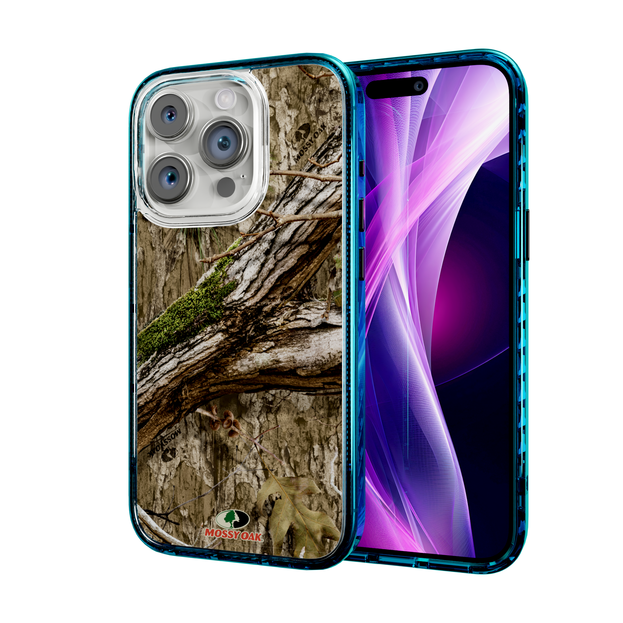 Mossy Oak Magnitude Series for Apple iPhone 14 Pro  - Country DNA Deep Sea Blue