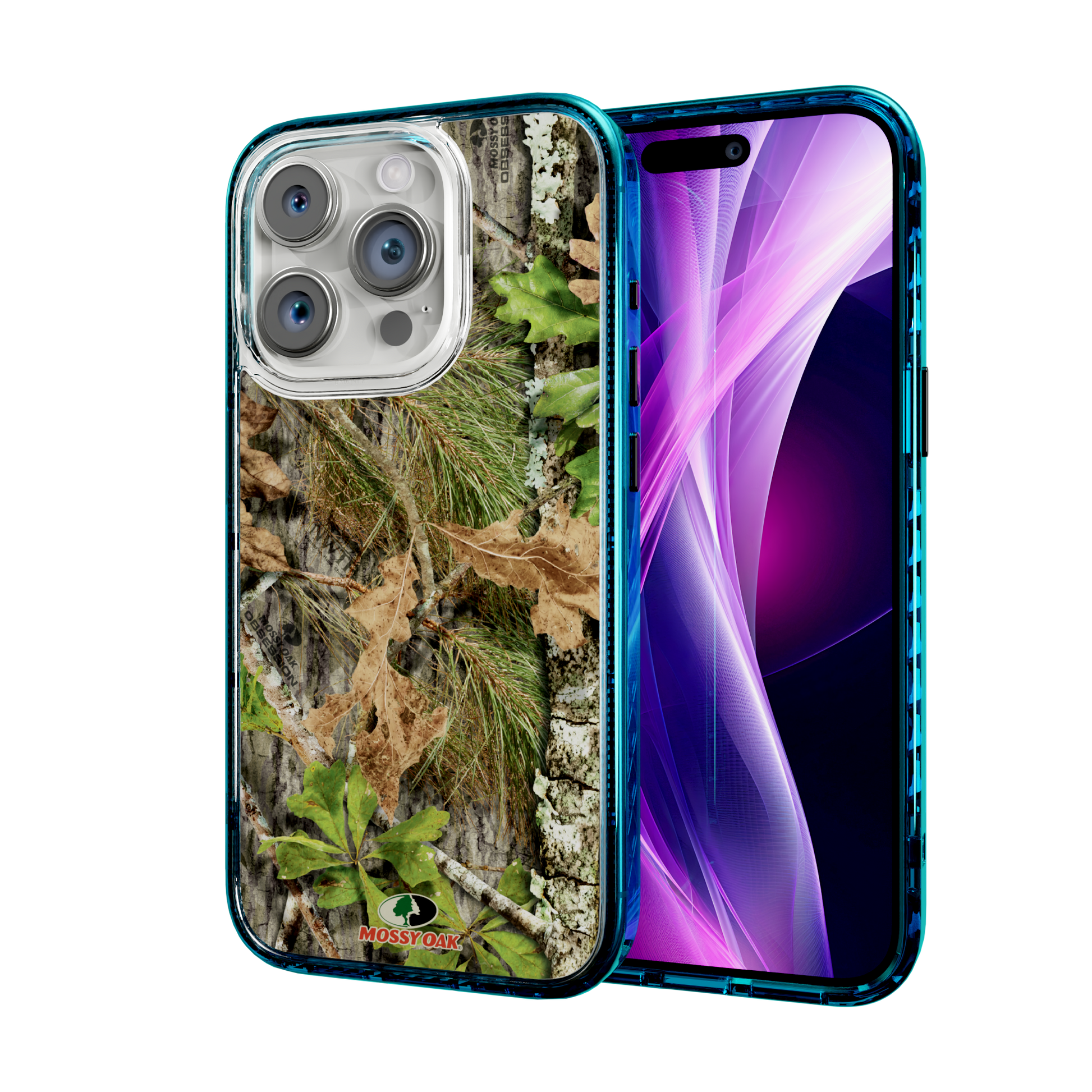Mossy Oak Magnitude Series for Apple iPhone 14 Pro  - Obsession Deep Sea Blue