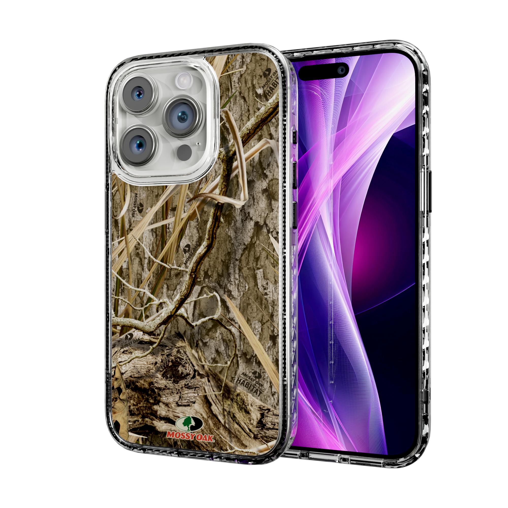Mossy Oak Magnitude Series for Apple iPhone 14 Pro  - Shadow Grass Crystal Clear