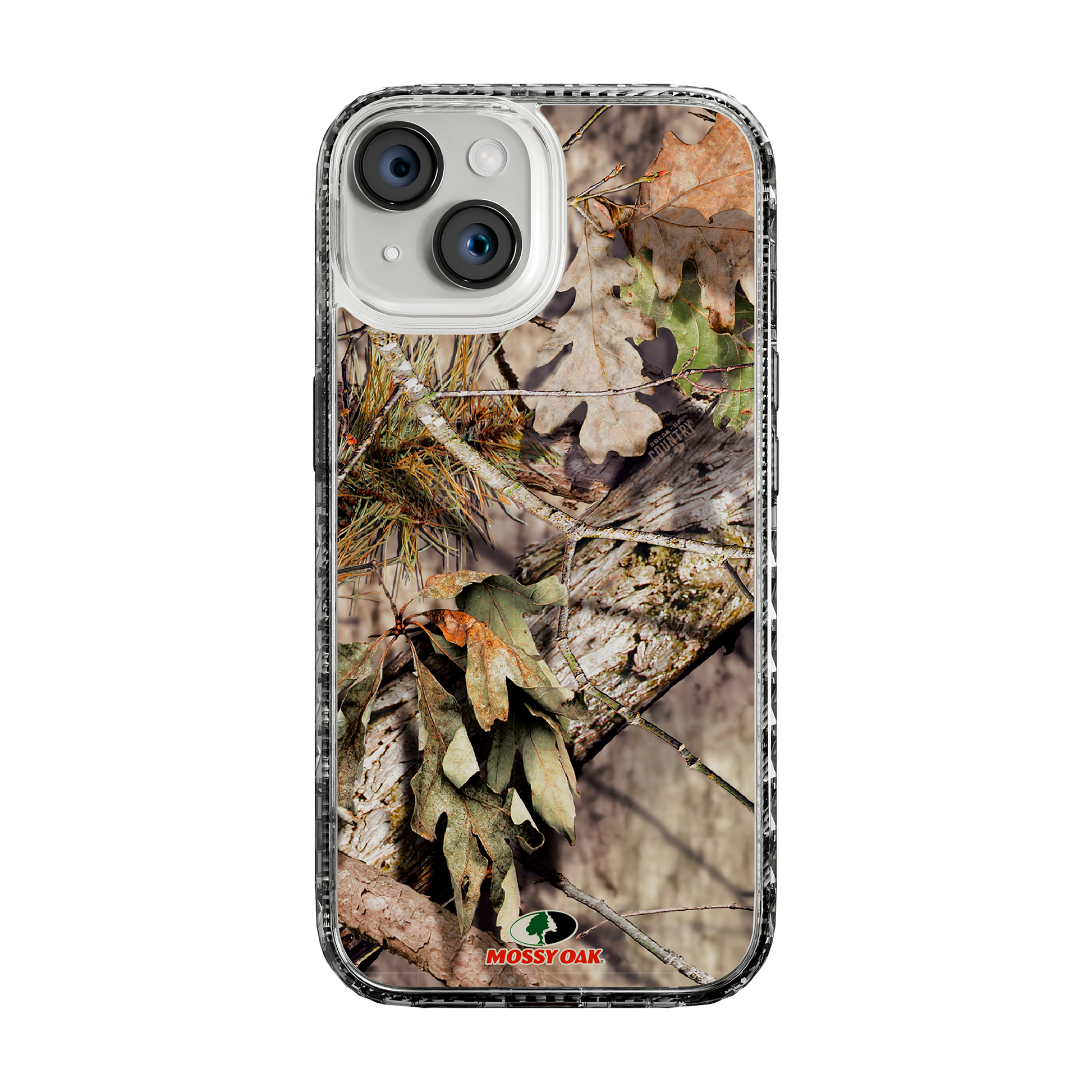 Slim MagSafe® Case for Apple iPhone 15 | Mossy Oak Breakup Country Camo Crystal Clear
