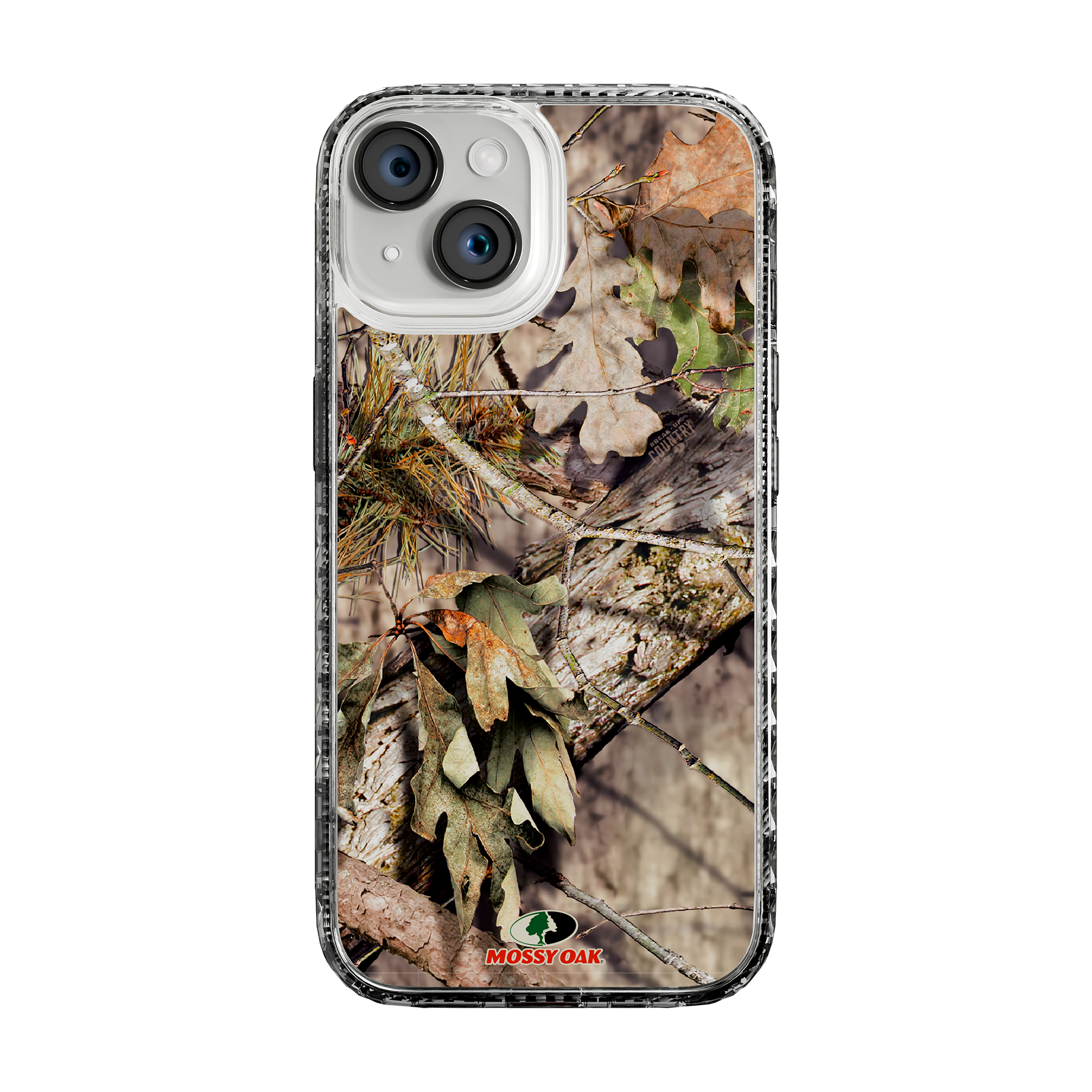 Slim MagSafe® Case for Apple iPhone 15 | Mossy Oak Breakup Country Camo Crystal Clear