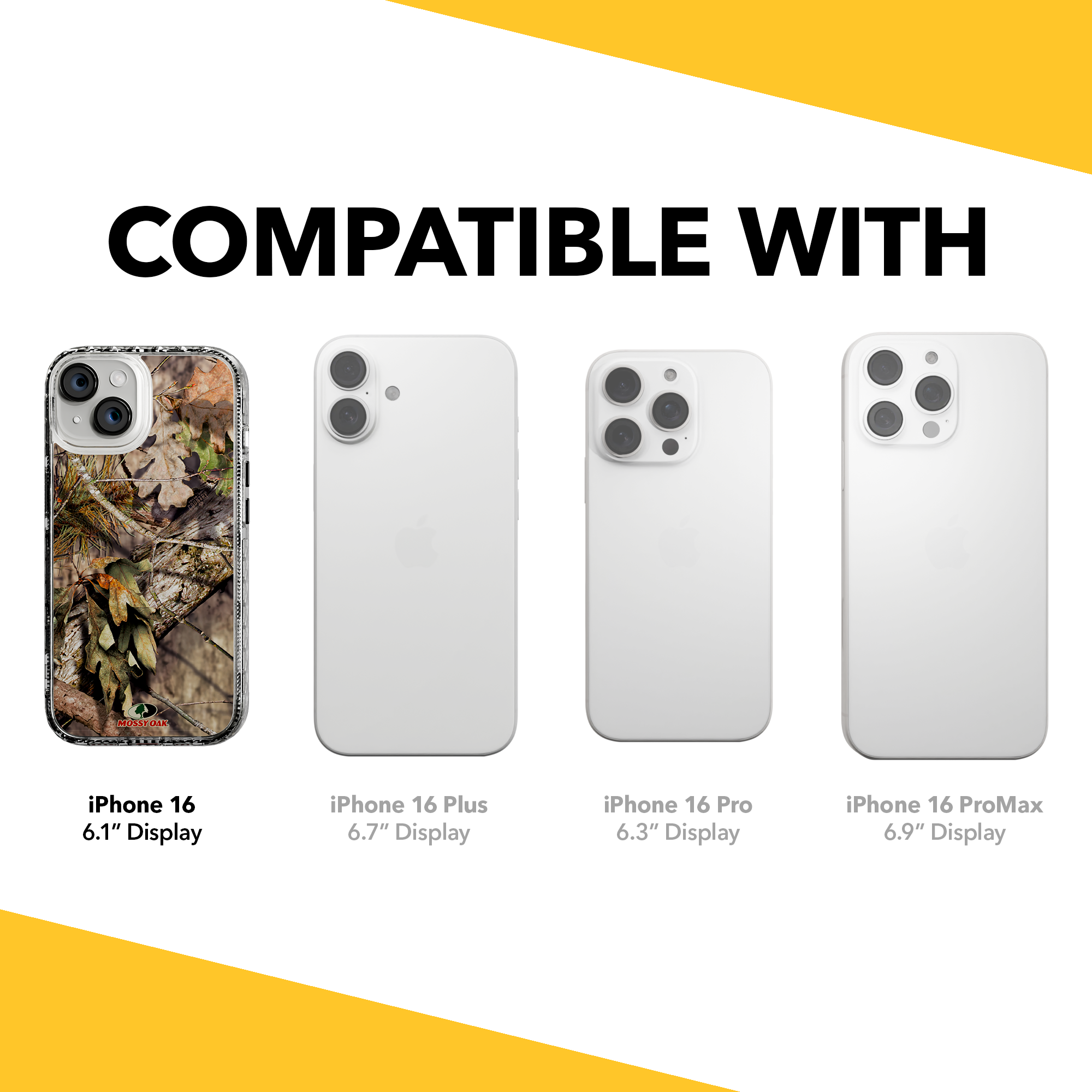 Slim MagSafe® Case for Apple iPhone 15 | Mossy Oak Breakup Country Camo Crystal Clear