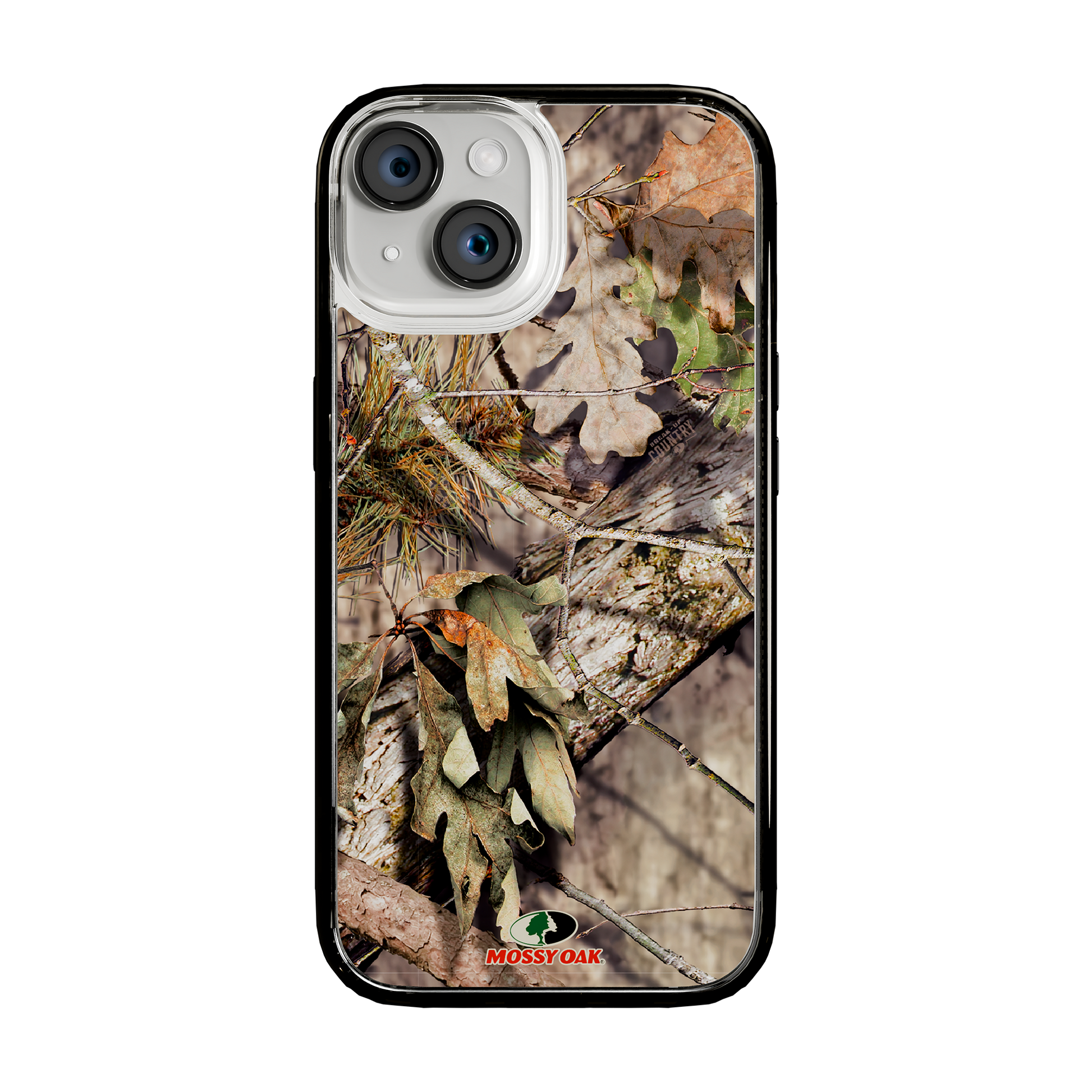 Slim MagSafe® Case for Apple iPhone 15 | Mossy Oak Breakup Country Camo Onyx Black