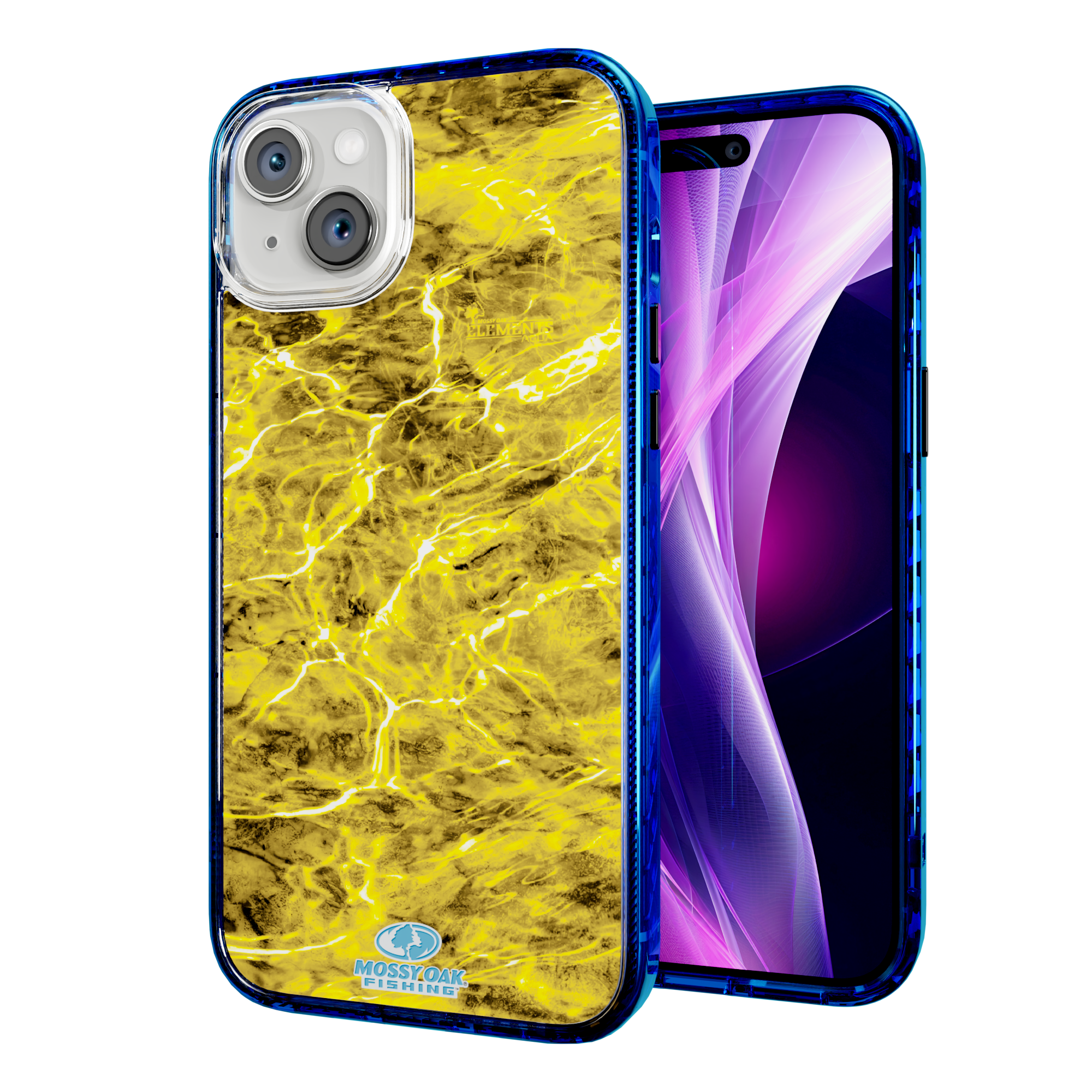Mossy Oak Magnitude Series for Apple iPhone 15 Plus - Agua Yellowfin Bermuda Blue