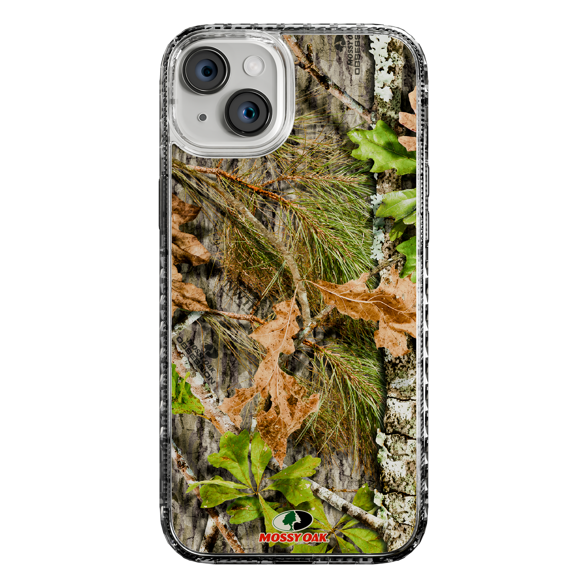 Slim MagSafe® Case for Apple iPhone 15 Plus | Mossy Oak Obbsession Camo Crystal Clear