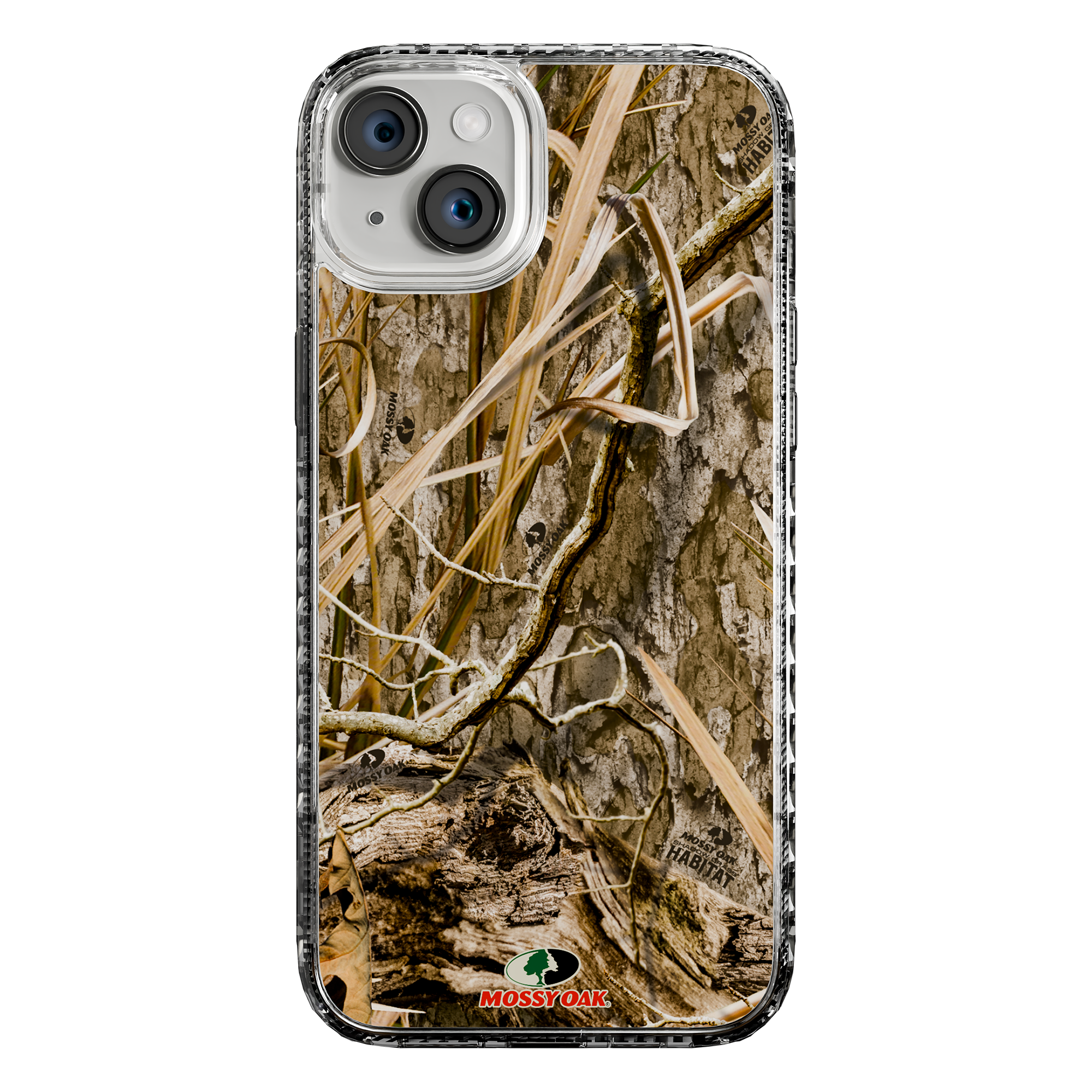 Slim MagSafe® Case for Apple iPhone 15 Plus | Mossy Oak Shadow Grass Camo Crystal Clear