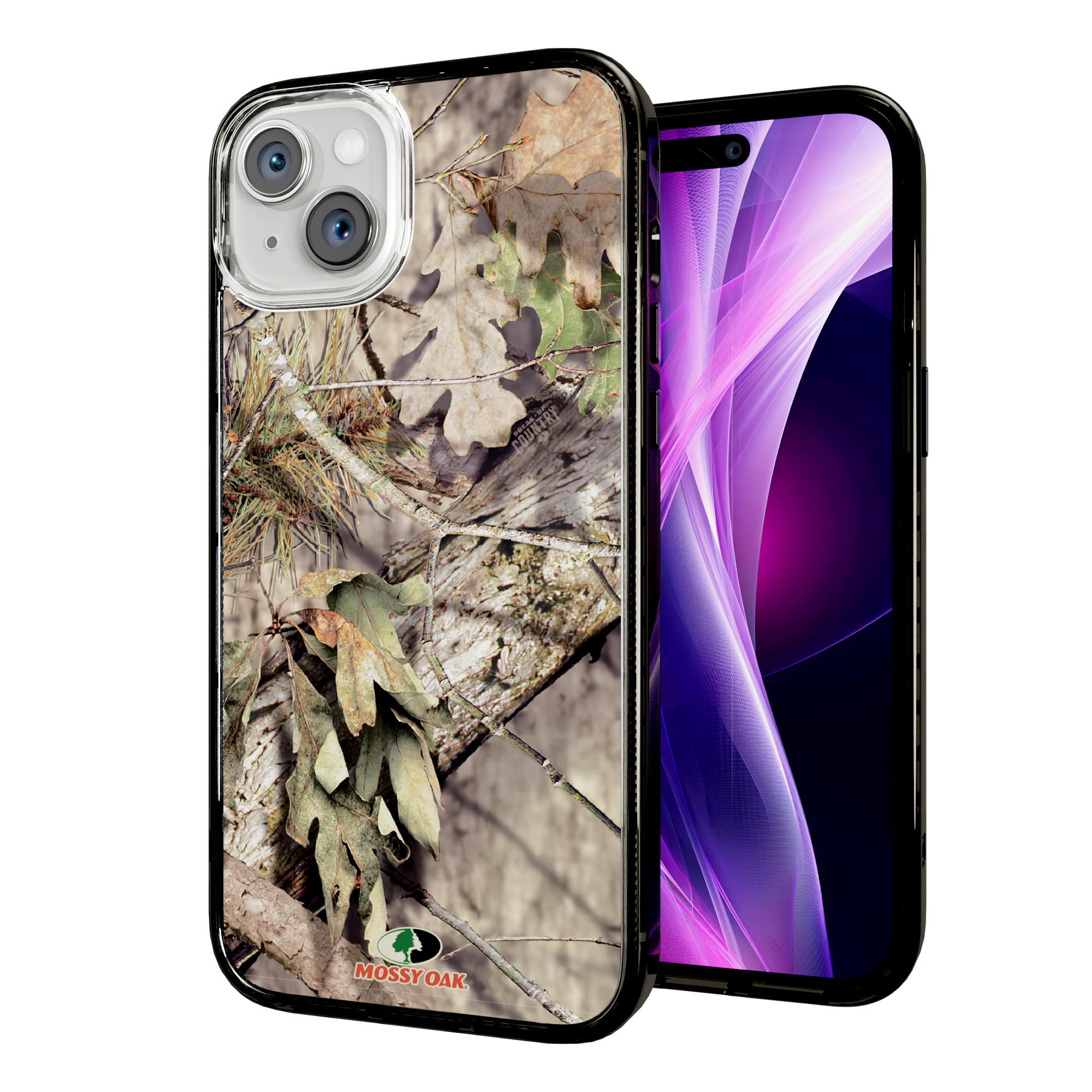 Mossy Oak Magnitude Series for Apple iPhone 15 Plus - Breakup Country Onyx Black