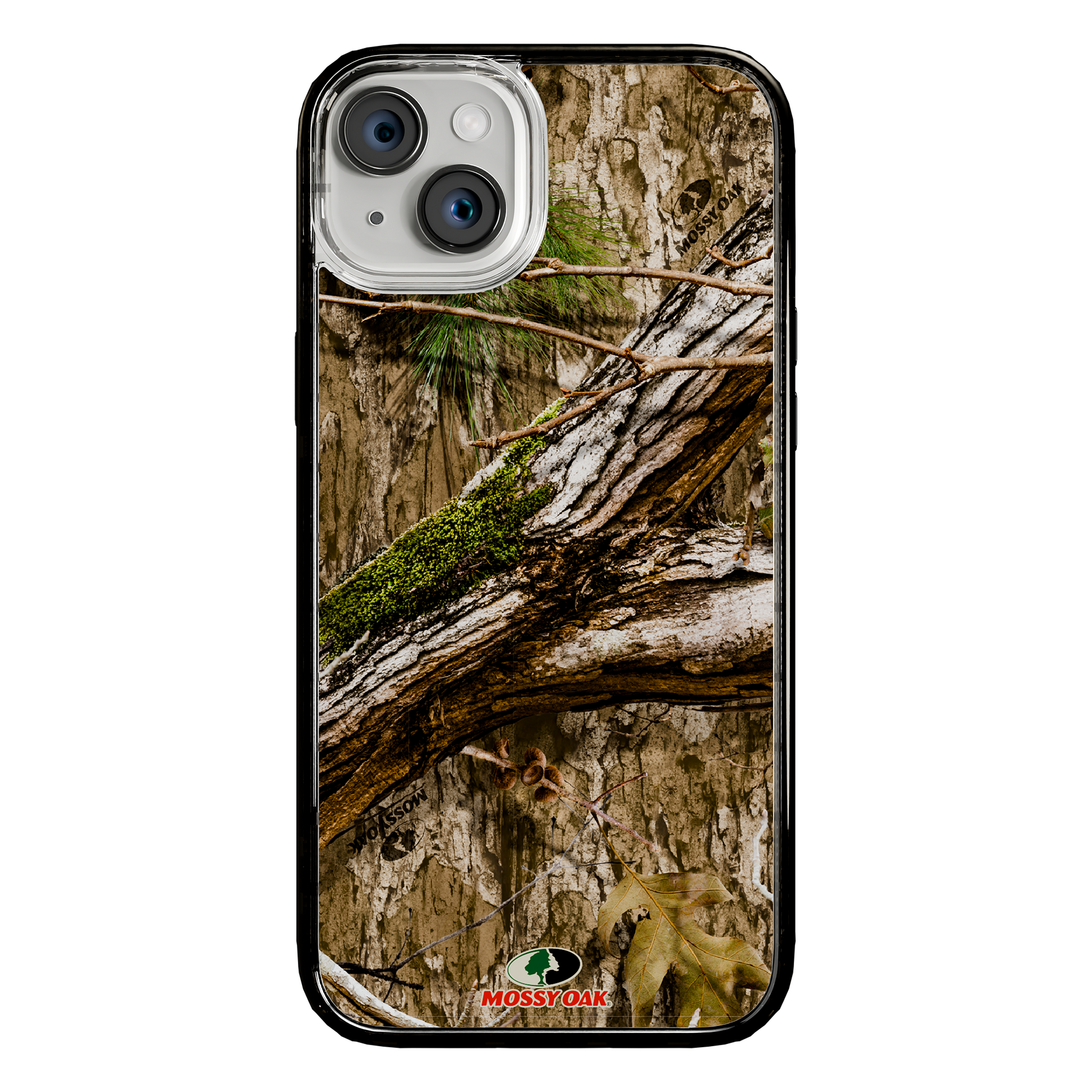Slim MagSafe® Case for Apple iPhone 15 Plus | Mossy Oak Country DNA Camo Onyx Black