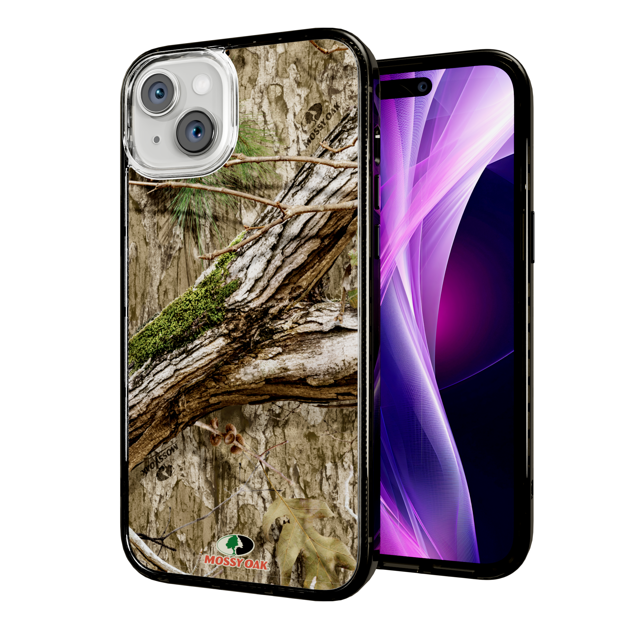 Mossy Oak Magnitude Series for Apple iPhone 15 Plus - Country DNA Onyx Black
