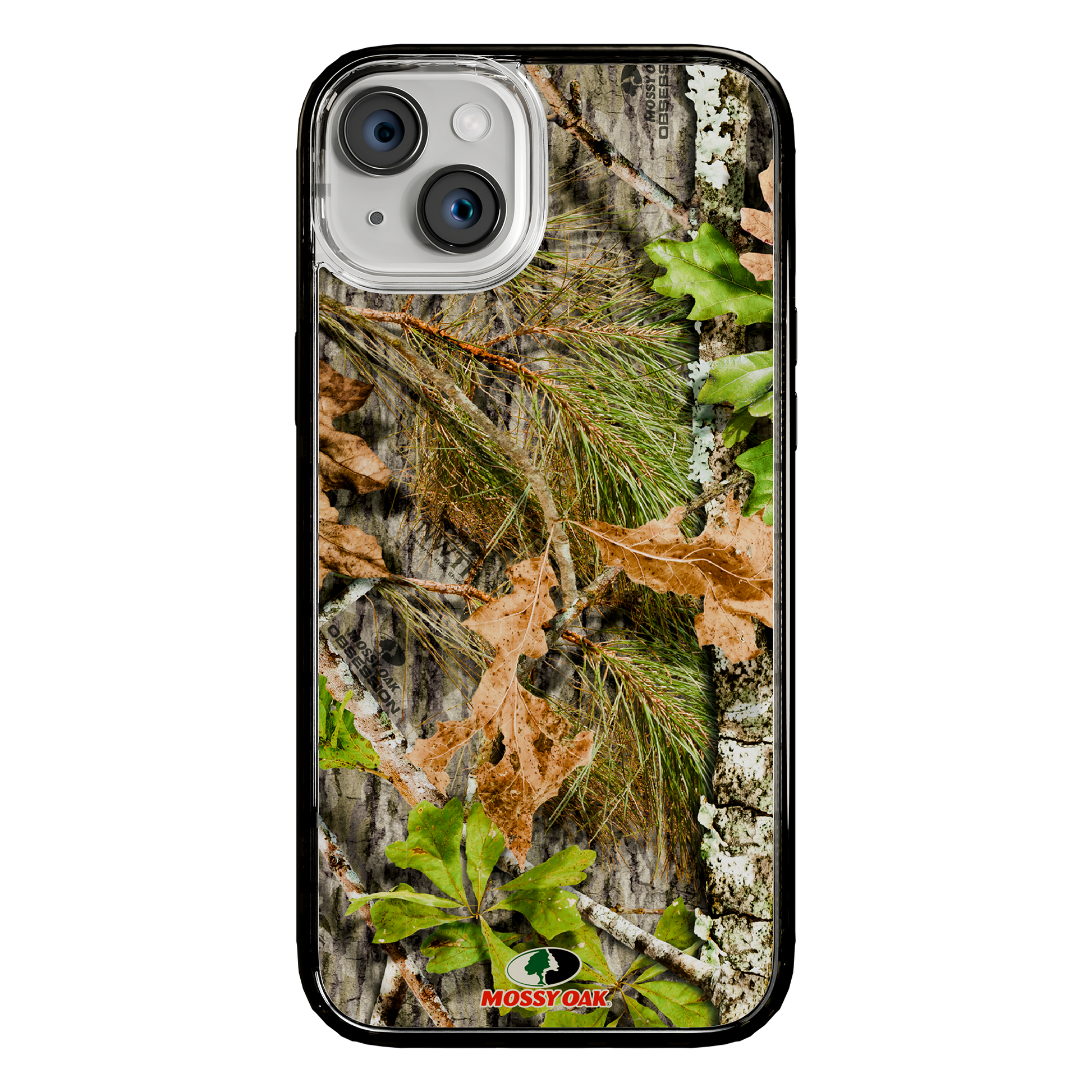 Slim MagSafe® Case for Apple iPhone 15 Plus | Mossy Oak Obbsession Camo Onyx Black