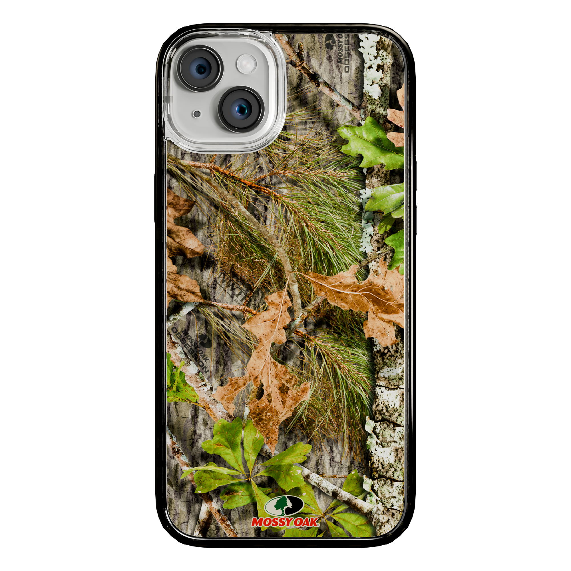 Slim MagSafe® Case for Apple iPhone 15 Plus | Mossy Oak Obbsession Camo Onyx Black