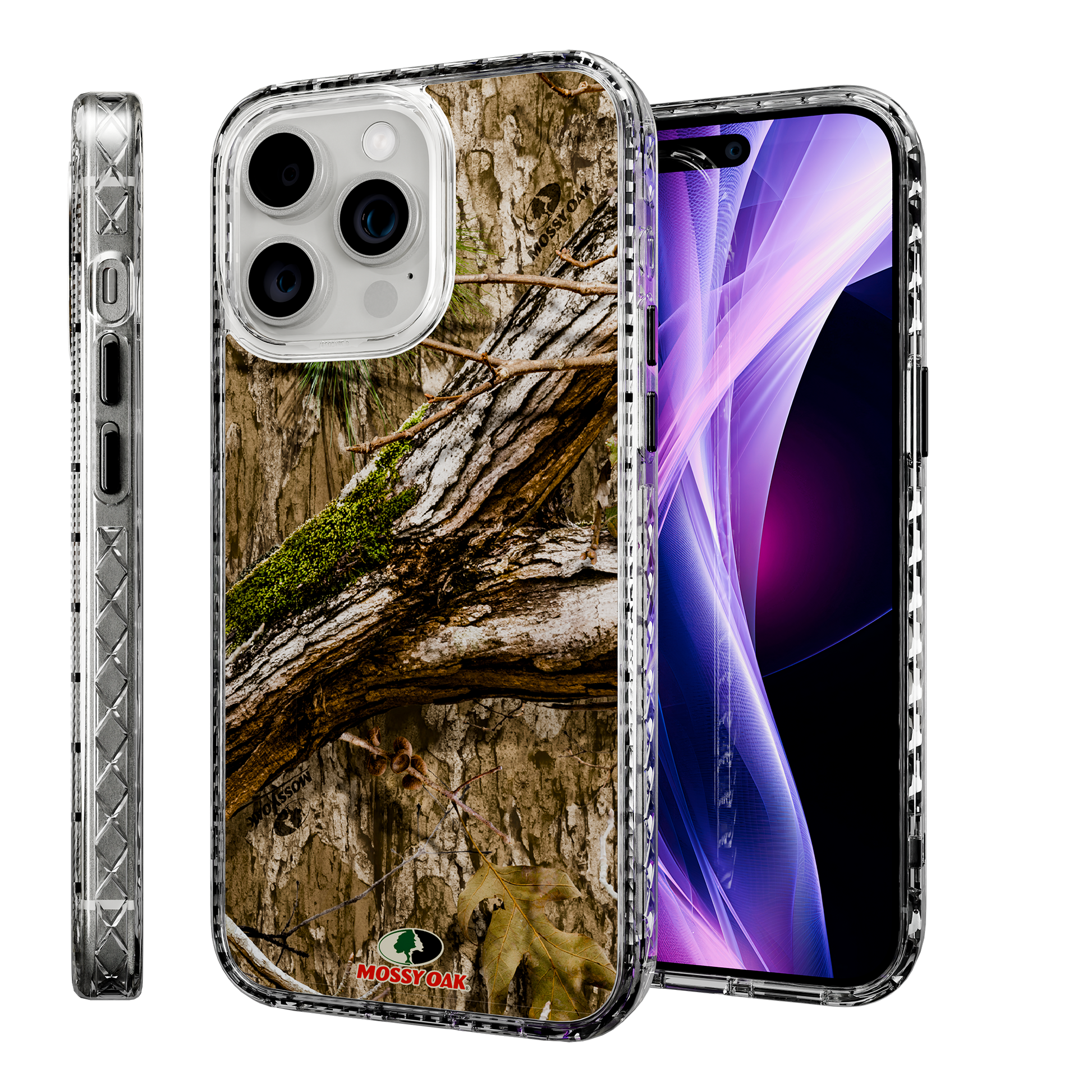 Slim MagSafe® Case for Apple iPhone 15 Pro Max | Mossy Oak Country DNA Camo Crystal Clear