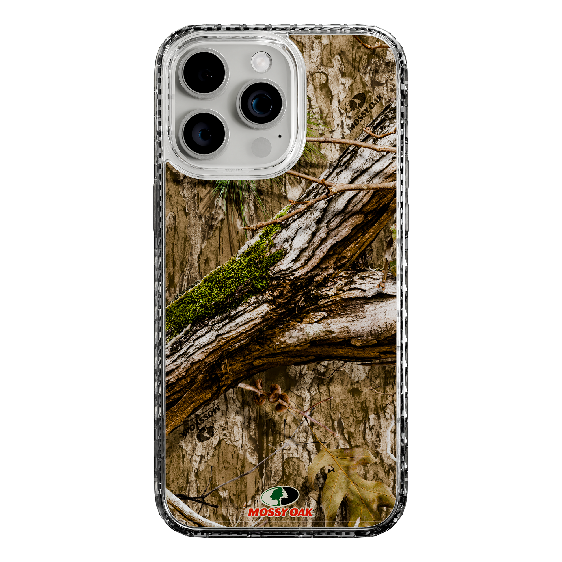 Slim MagSafe® Case for Apple iPhone 15 Pro Max | Mossy Oak Country DNA Camo Crystal Clear