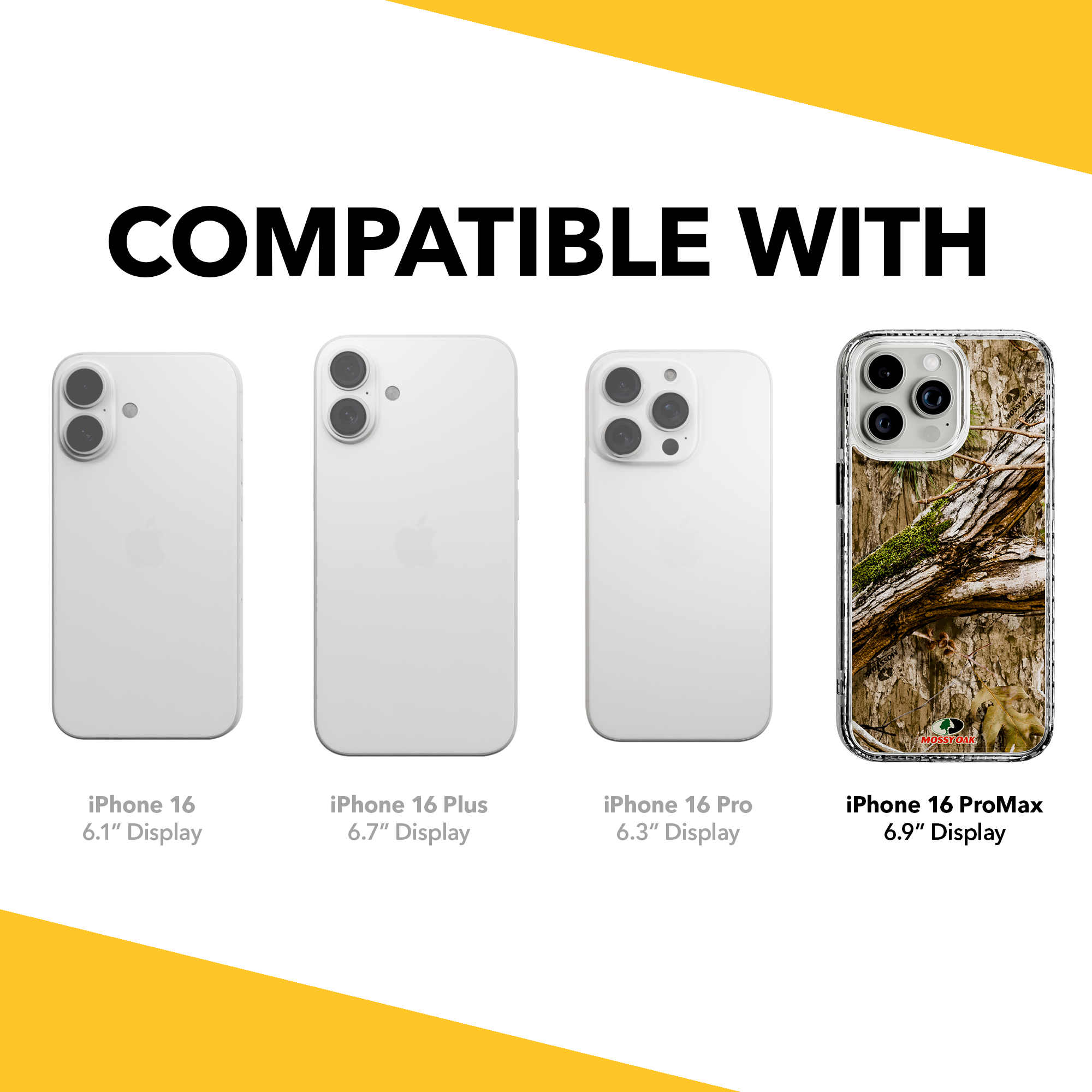 Slim MagSafe® Case for Apple iPhone 15 Pro Max | Mossy Oak Country DNA Camo Crystal Clear