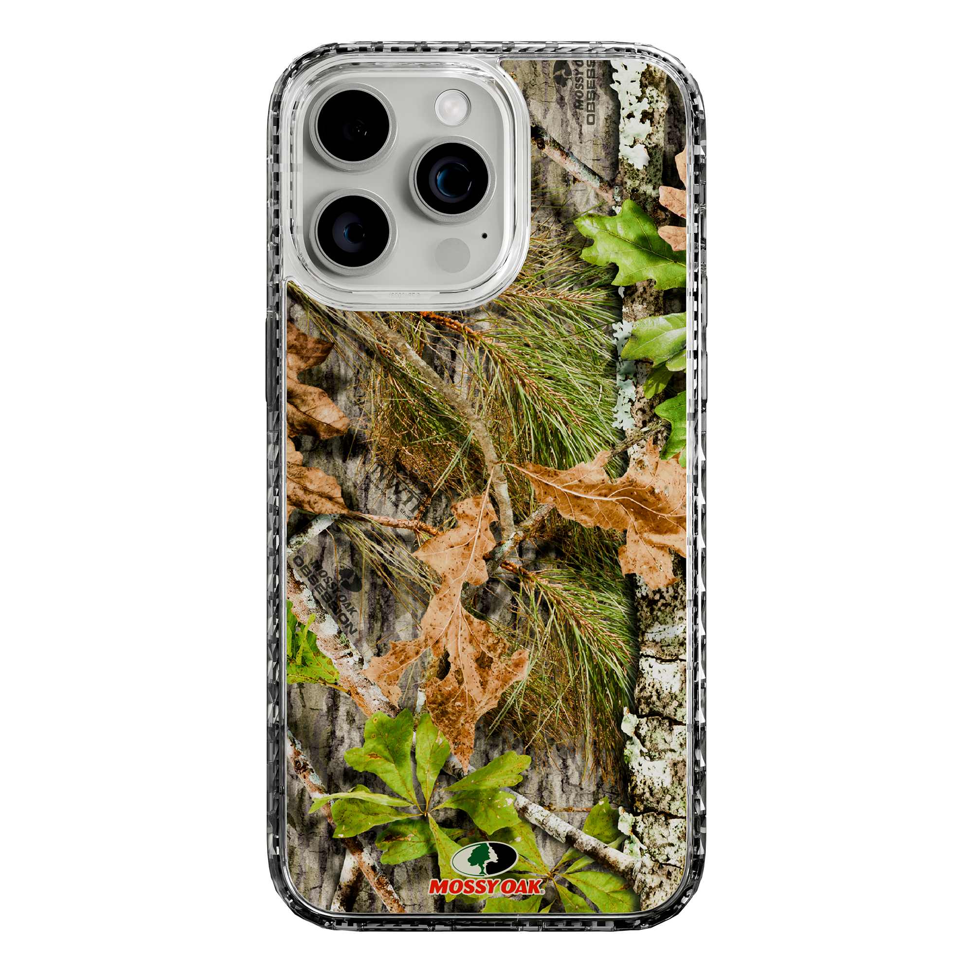 Slim MagSafe® Case for Apple iPhone 15 Pro Max | Mossy Oak Obsession Camo Crystal Clear
