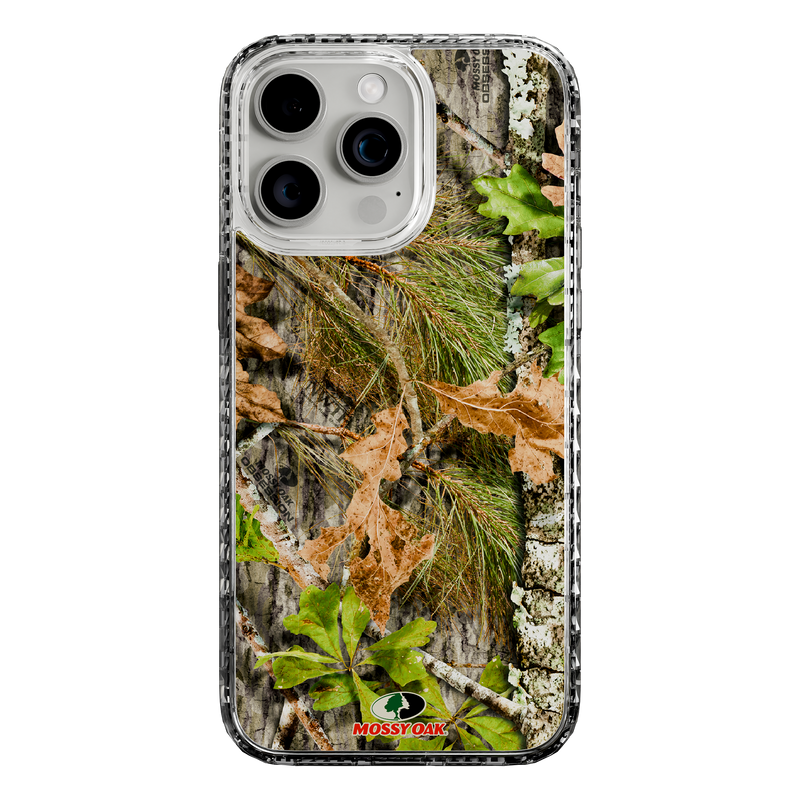 Slim MagSafe® Case for Apple iPhone 15 Pro Max | Mossy Oak Obsession Camo Crystal Clear