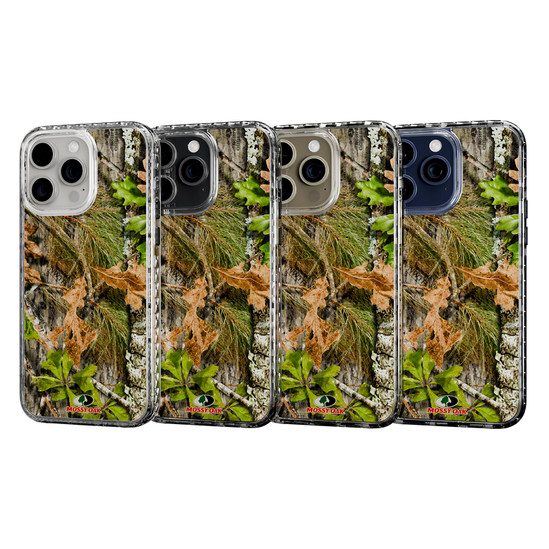 Slim MagSafe® Case for Apple iPhone 15 Pro Max | Mossy Oak Obsession Camo Crystal Clear