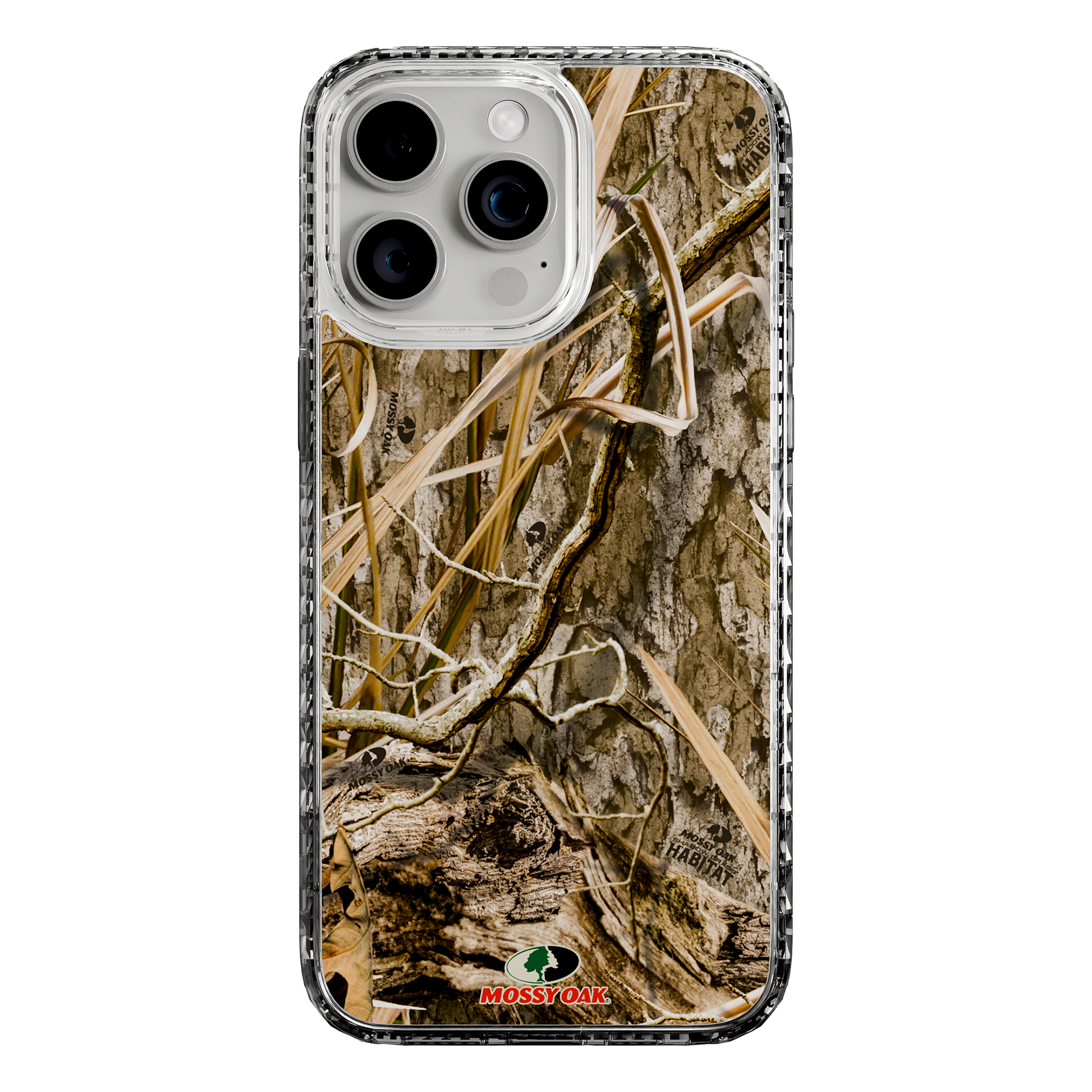 Slim MagSafe® Case for Apple iPhone 15 Pro Max | Mossy Oak Shadow Grass Camo Crystal Clear