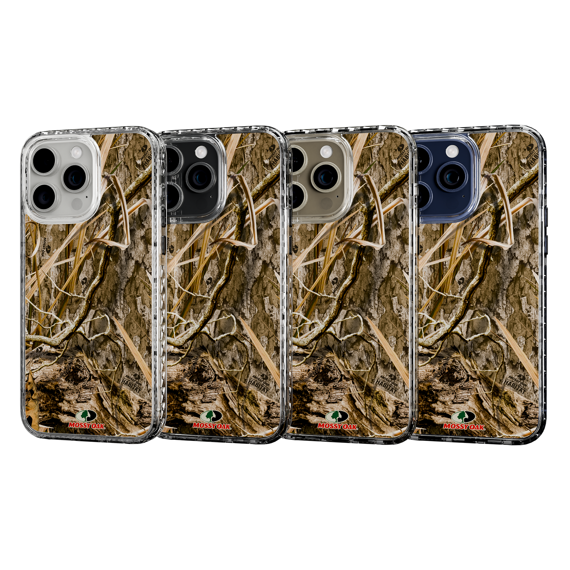 Slim MagSafe® Case for Apple iPhone 15 Pro Max | Mossy Oak Shadow Grass Camo Crystal Clear