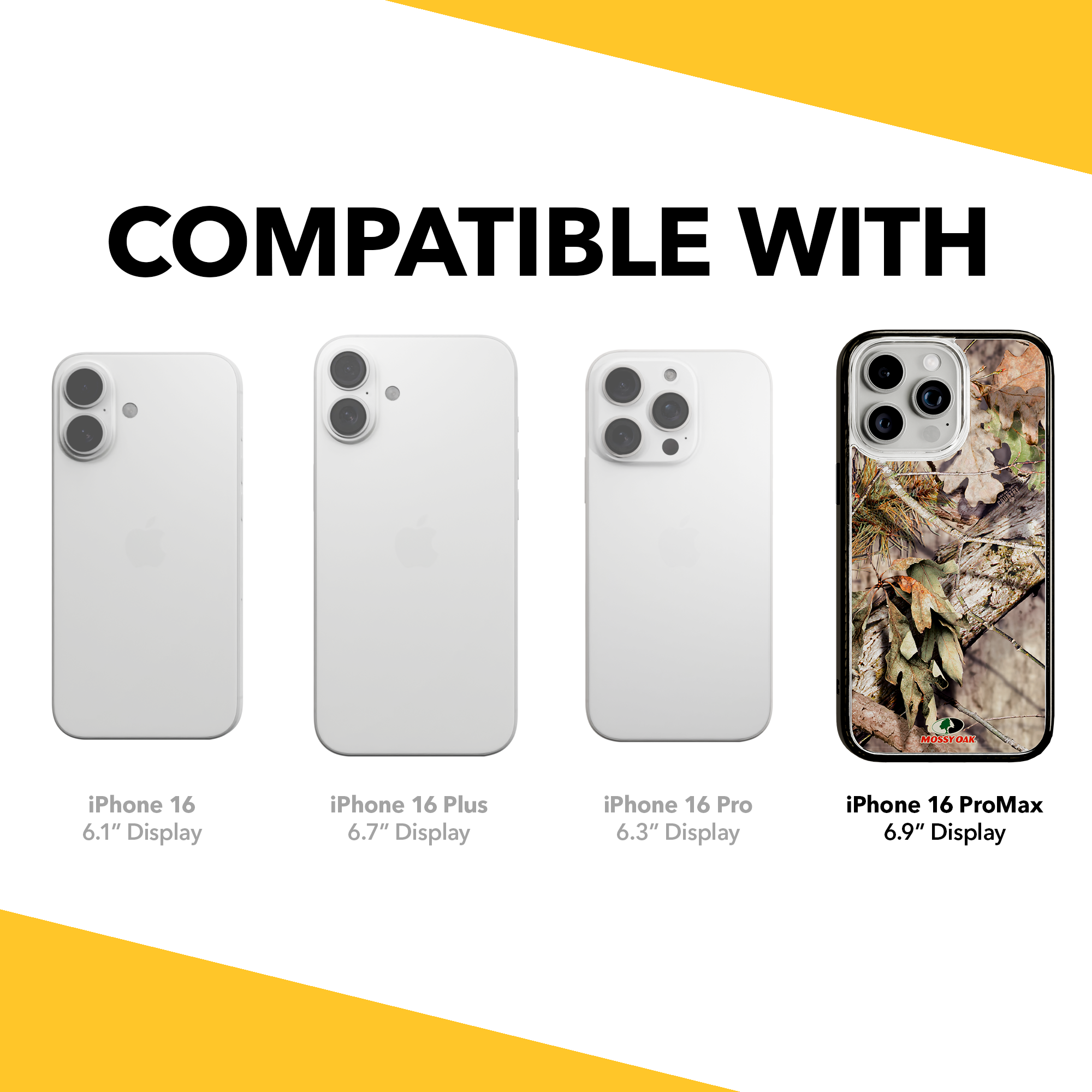 Slim MagSafe® Case for Apple iPhone 15 Pro Max | Mossy Oak Breakup Country Camo Onyx Black