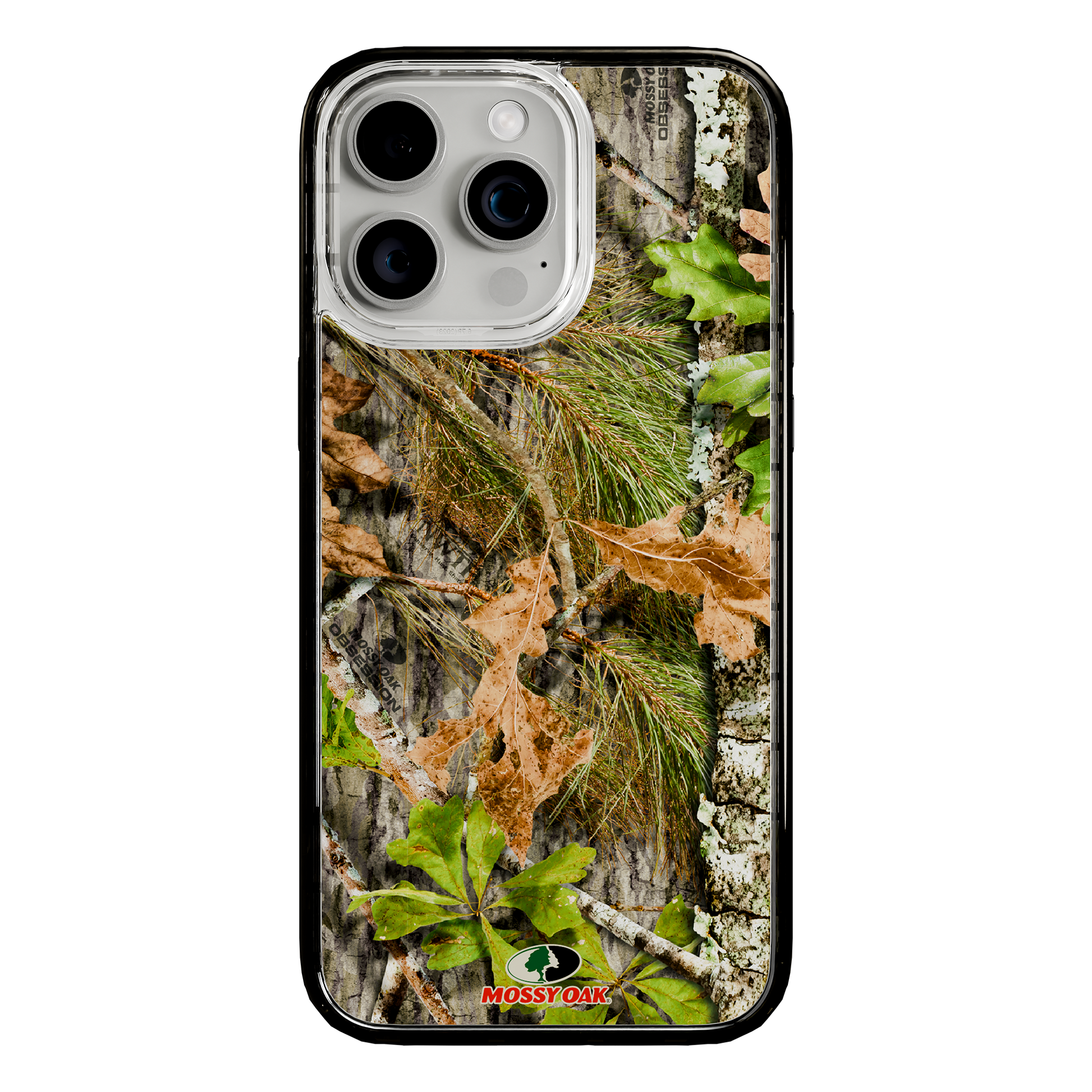 Slim MagSafe® Case for Apple iPhone 15 Pro Max | Mossy Oak Obsession Camo Onyx Black
