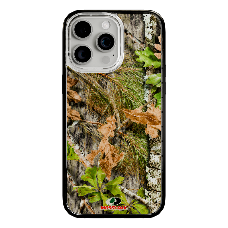 Slim MagSafe® Case for Apple iPhone 15 Pro Max | Mossy Oak Obsession Camo Onyx Black