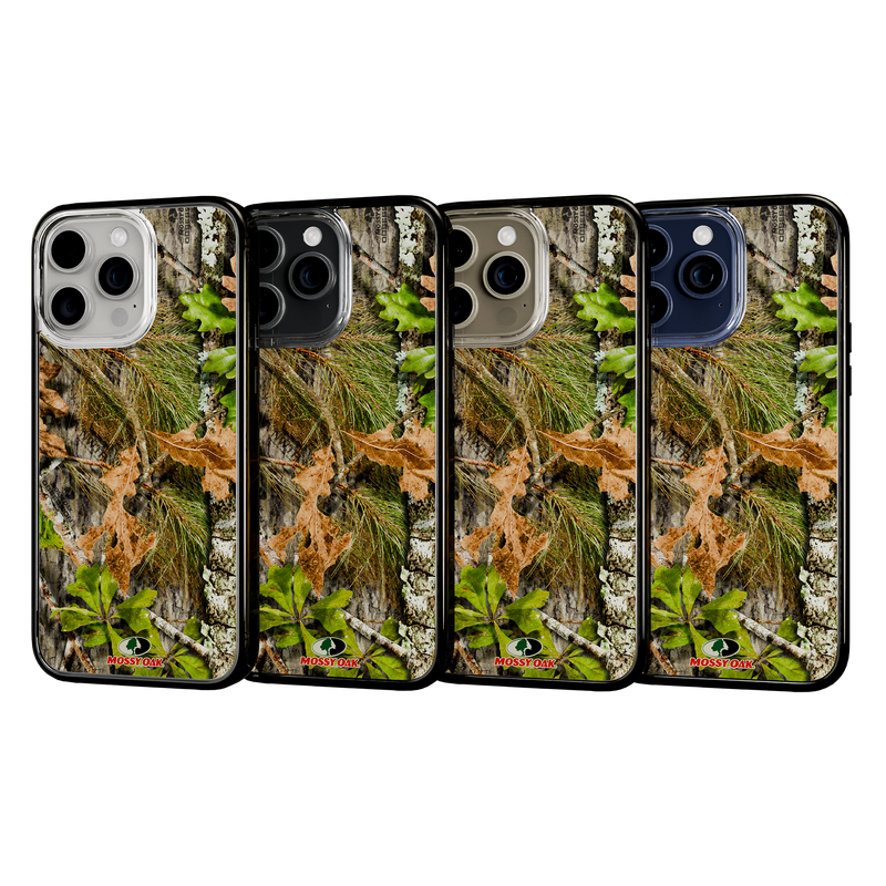 Slim MagSafe® Case for Apple iPhone 15 Pro Max | Mossy Oak Obsession Camo Onyx Black