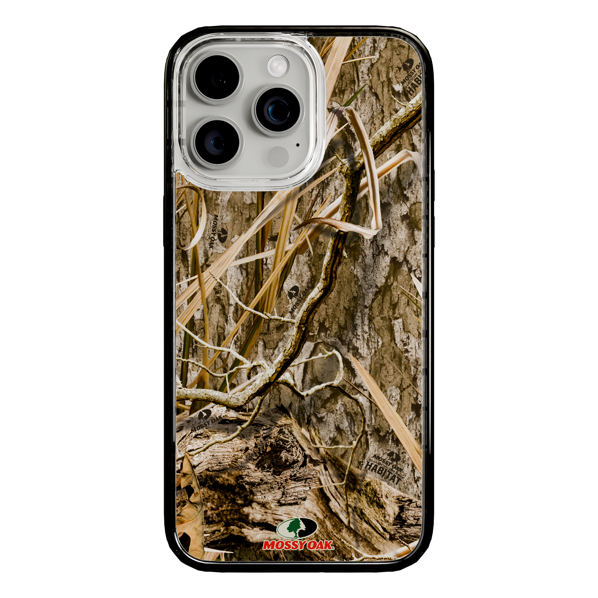 Slim MagSafe® Case for Apple iPhone 15 Pro Max | Mossy Oak Shadow Grass Camo Onyx Black