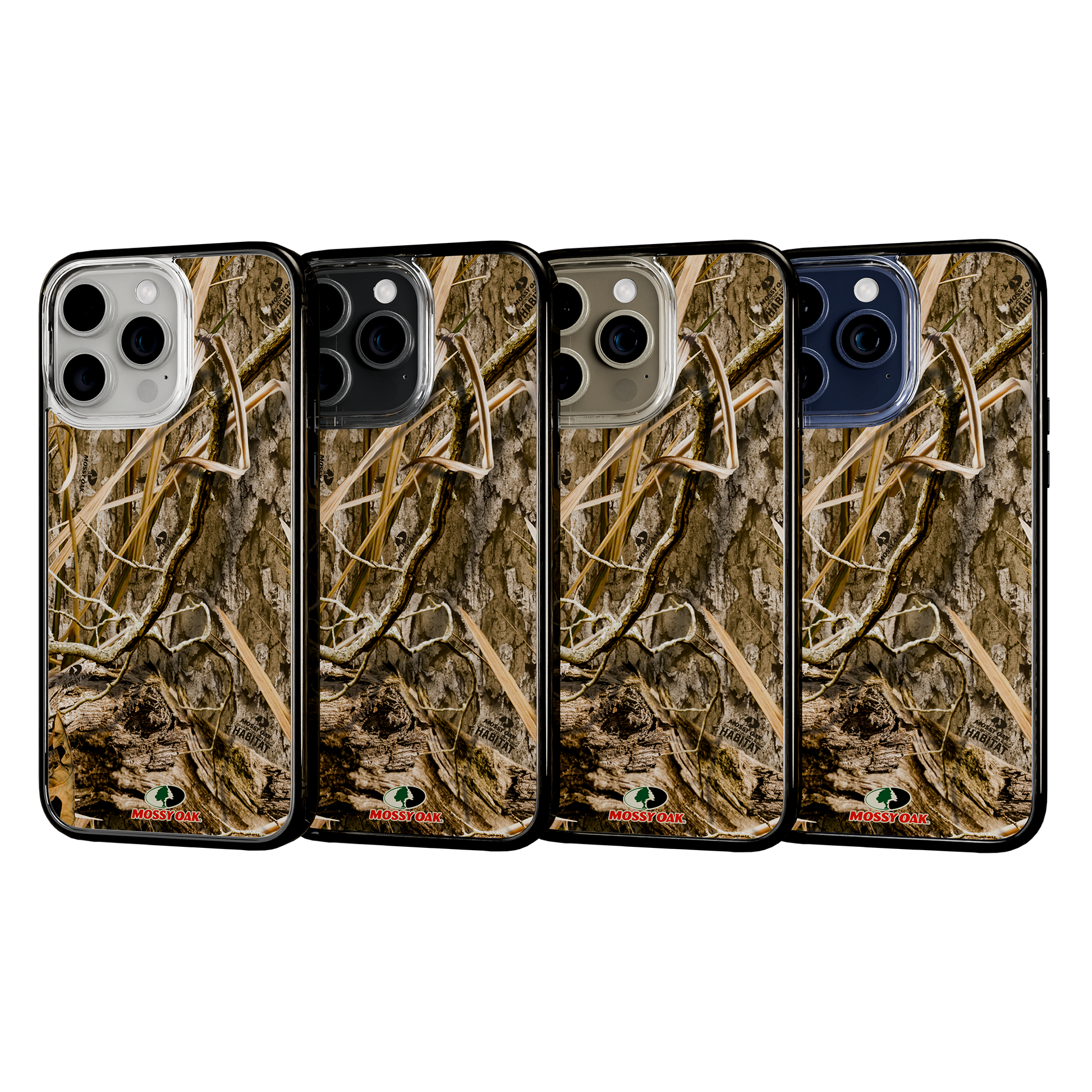 Slim MagSafe® Case for Apple iPhone 15 Pro Max | Mossy Oak Shadow Grass Camo Onyx Black