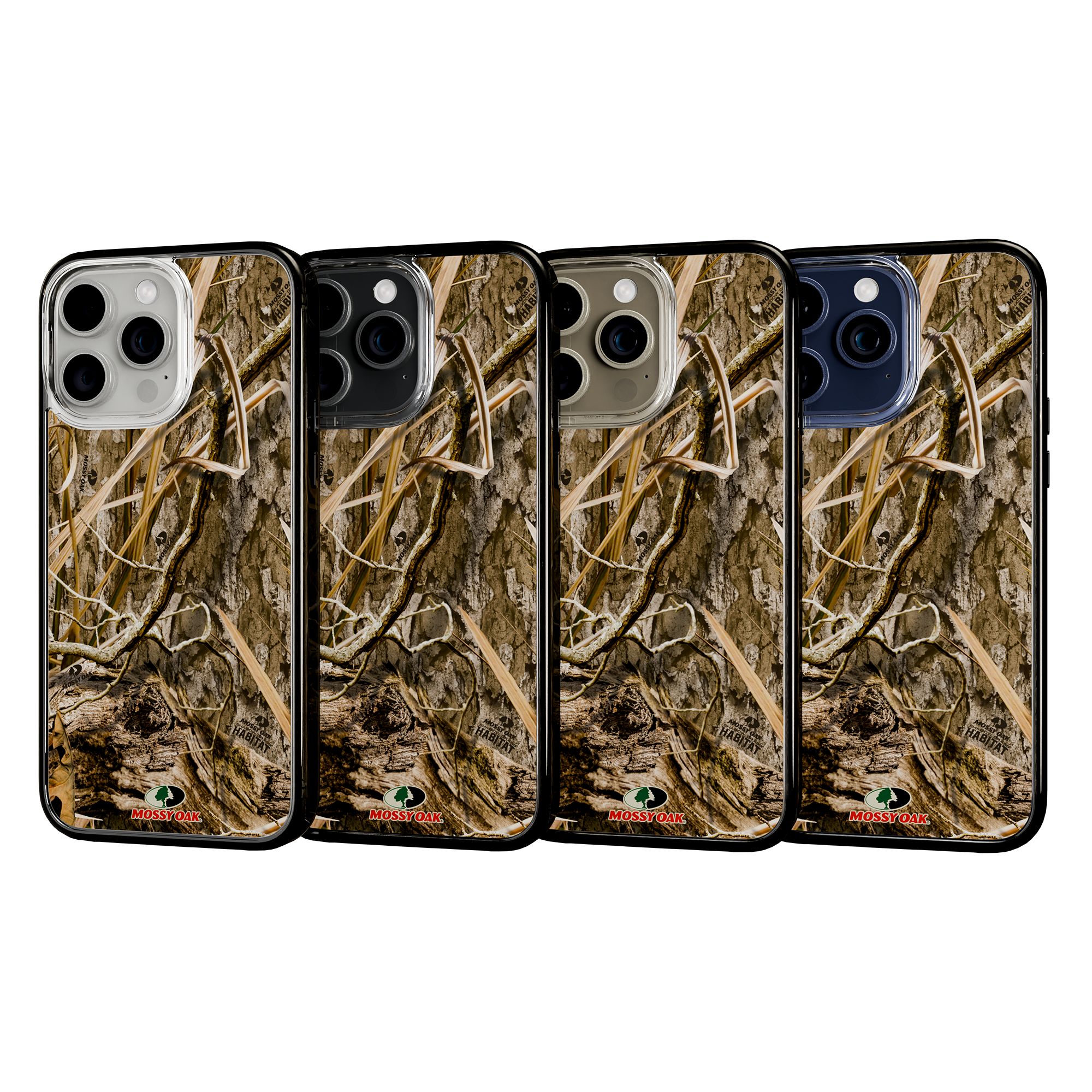 Slim MagSafe® Case for Apple iPhone 15 Pro Max | Mossy Oak Shadow Grass Camo Onyx Black