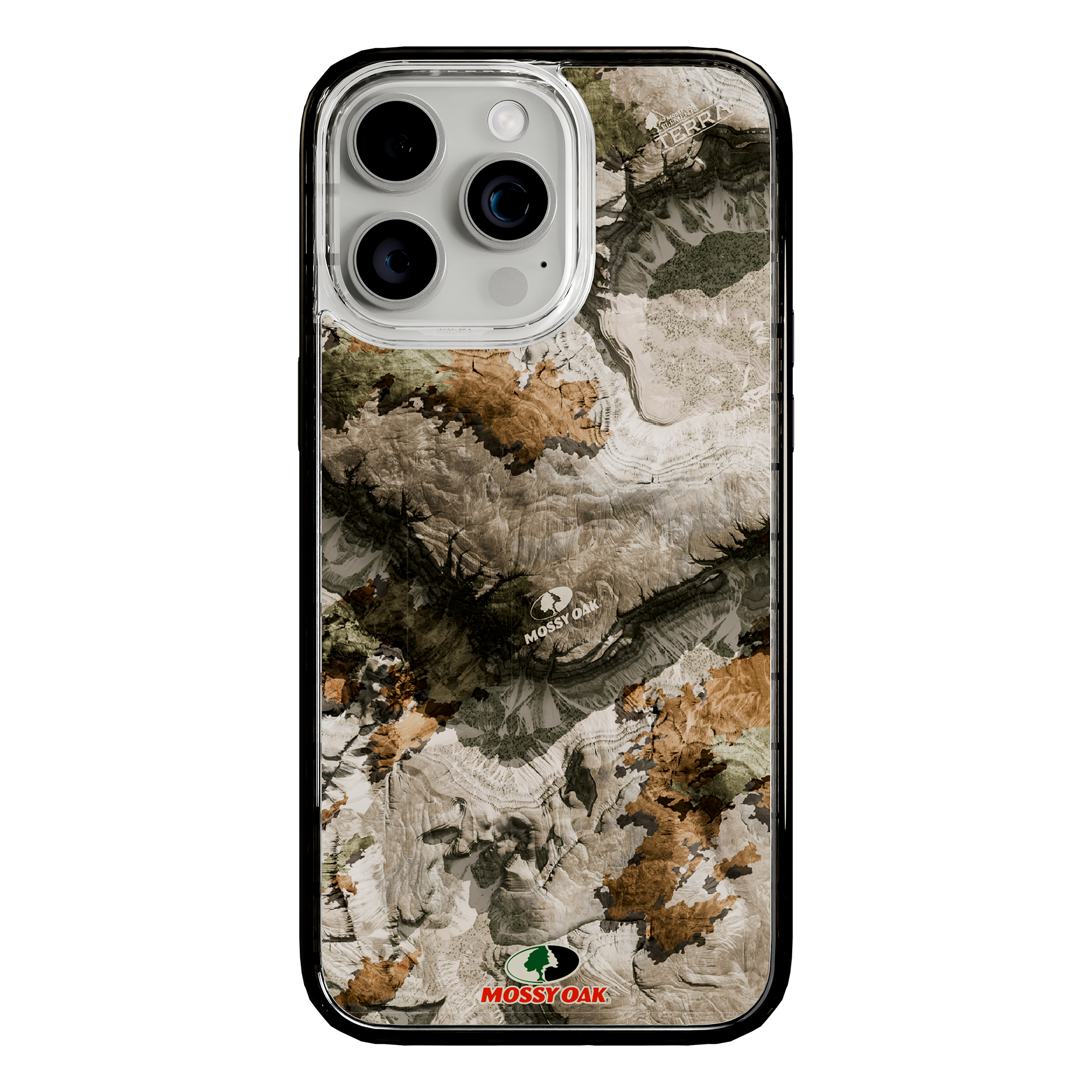 Slim MagSafe® Case for Apple iPhone 15 Pro Max | Mossy Oak Terra Gila Camo Onyx Black
