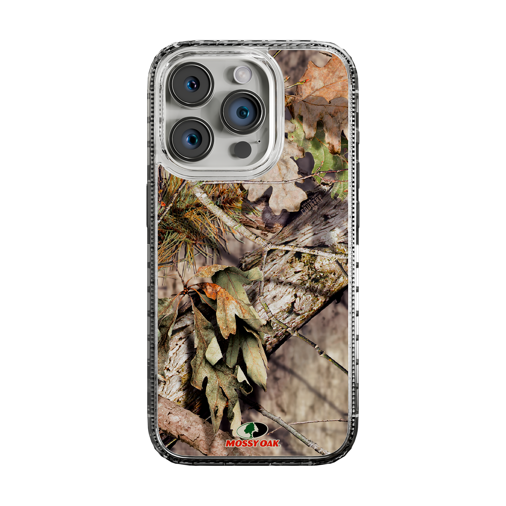 Slim MagSafe® Case for Apple iPhone 15 Pro | Mossy Oak Breakup Country Camo Crystal Clear