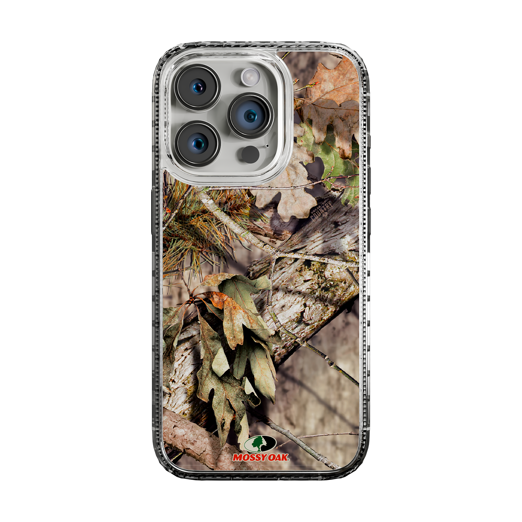 Slim MagSafe® Case for Apple iPhone 15 Pro | Mossy Oak Breakup Country Camo Crystal Clear