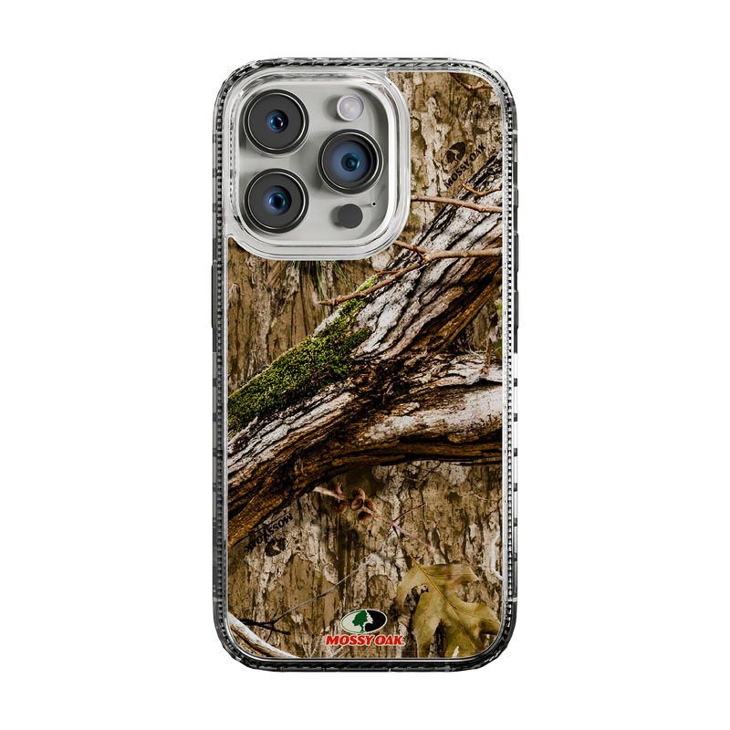 Slim MagSafe® Case for Apple iPhone 15 Pro | Mossy Oak Country DNA Camo Crystal Clear