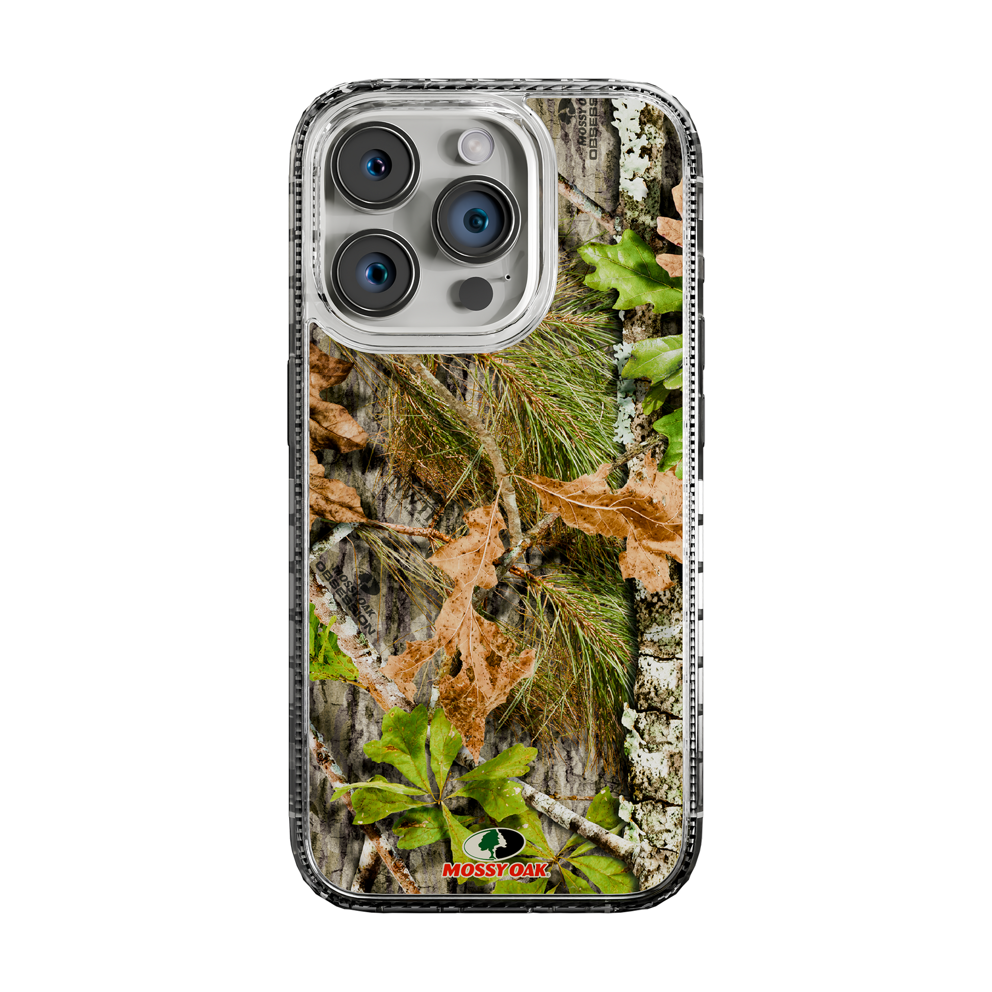 Slim MagSafe® Case for Apple iPhone 15 Pro | Mossy Oak Obbsession Camo Crystal Clear