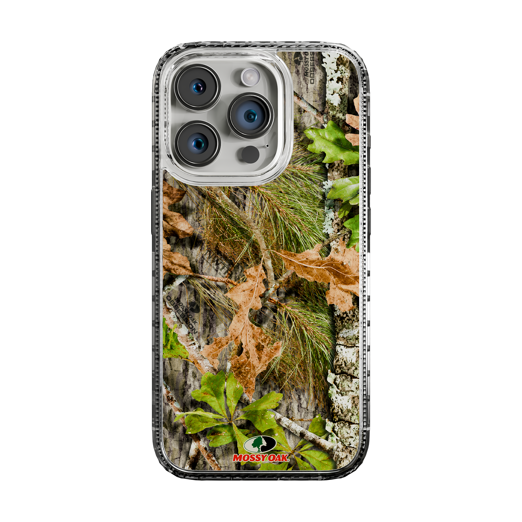 Slim MagSafe® Case for Apple iPhone 15 Pro | Mossy Oak Obbsession Camo Crystal Clear