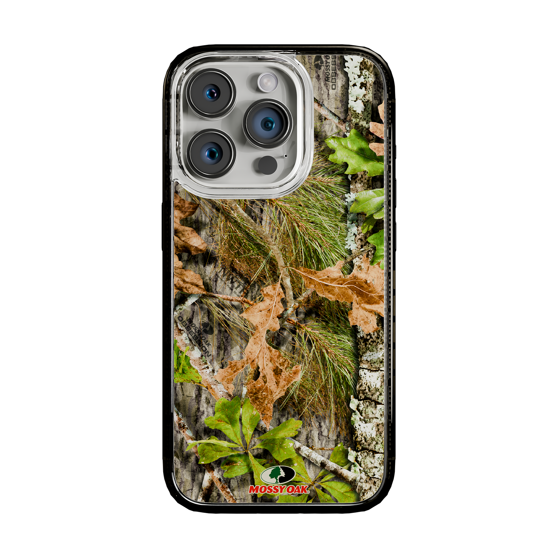Slim MagSafe® Case for Apple iPhone 15 Pro | Mossy Oak Obbsession Camo Onyx Black