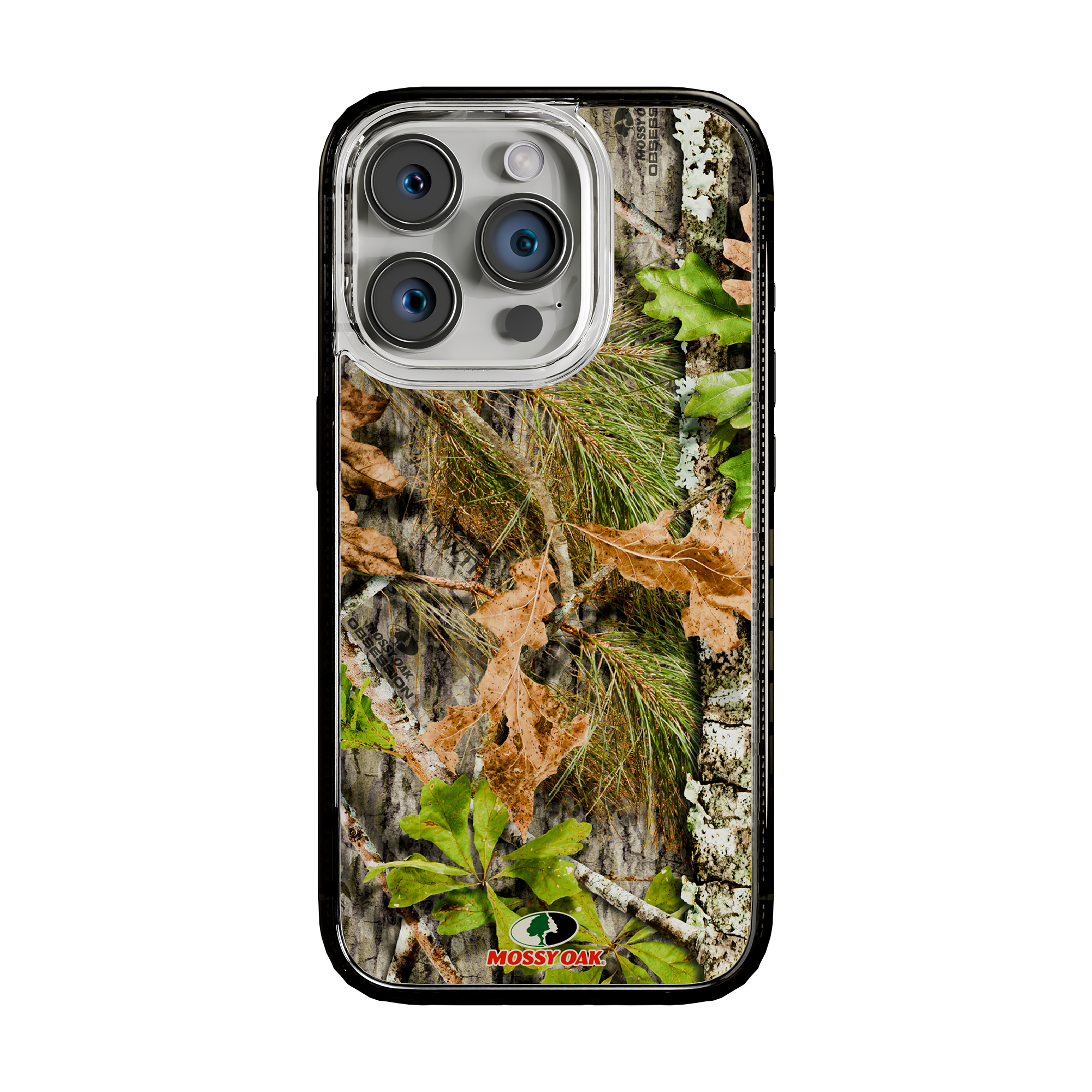Slim MagSafe® Case for Apple iPhone 15 Pro | Mossy Oak Obbsession Camo Onyx Black