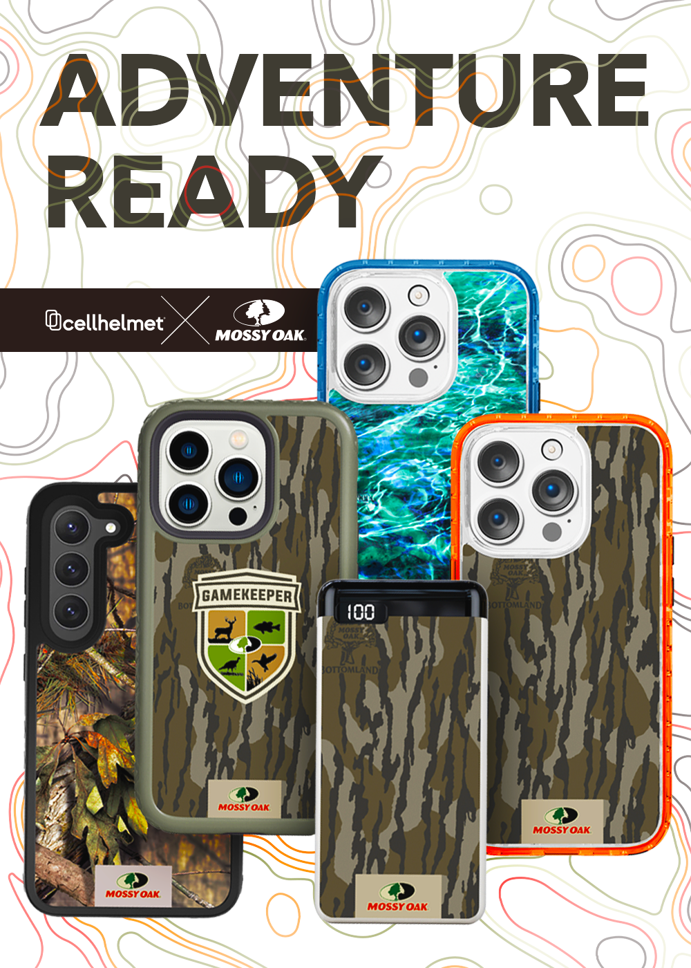 Mossy Oak Collection - Adventure Ready - Custom Cases & Power Banks - Click to Shop