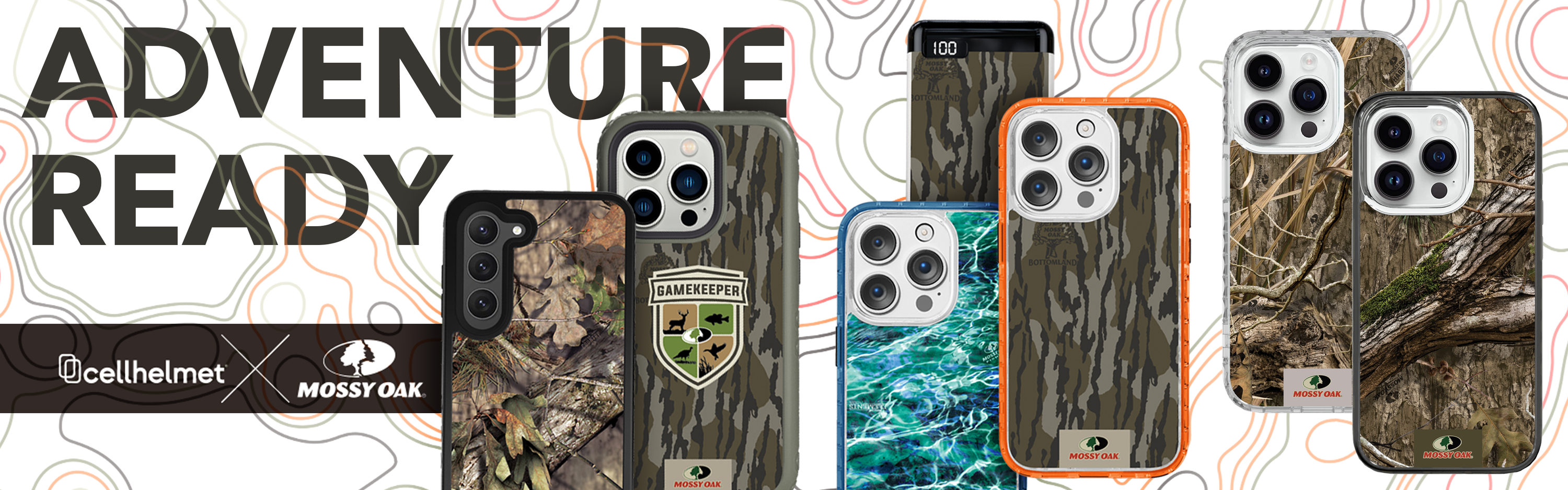 Mossy Oak Collection - Adventure Ready - Custom Cases & Power Banks - Click to Shop