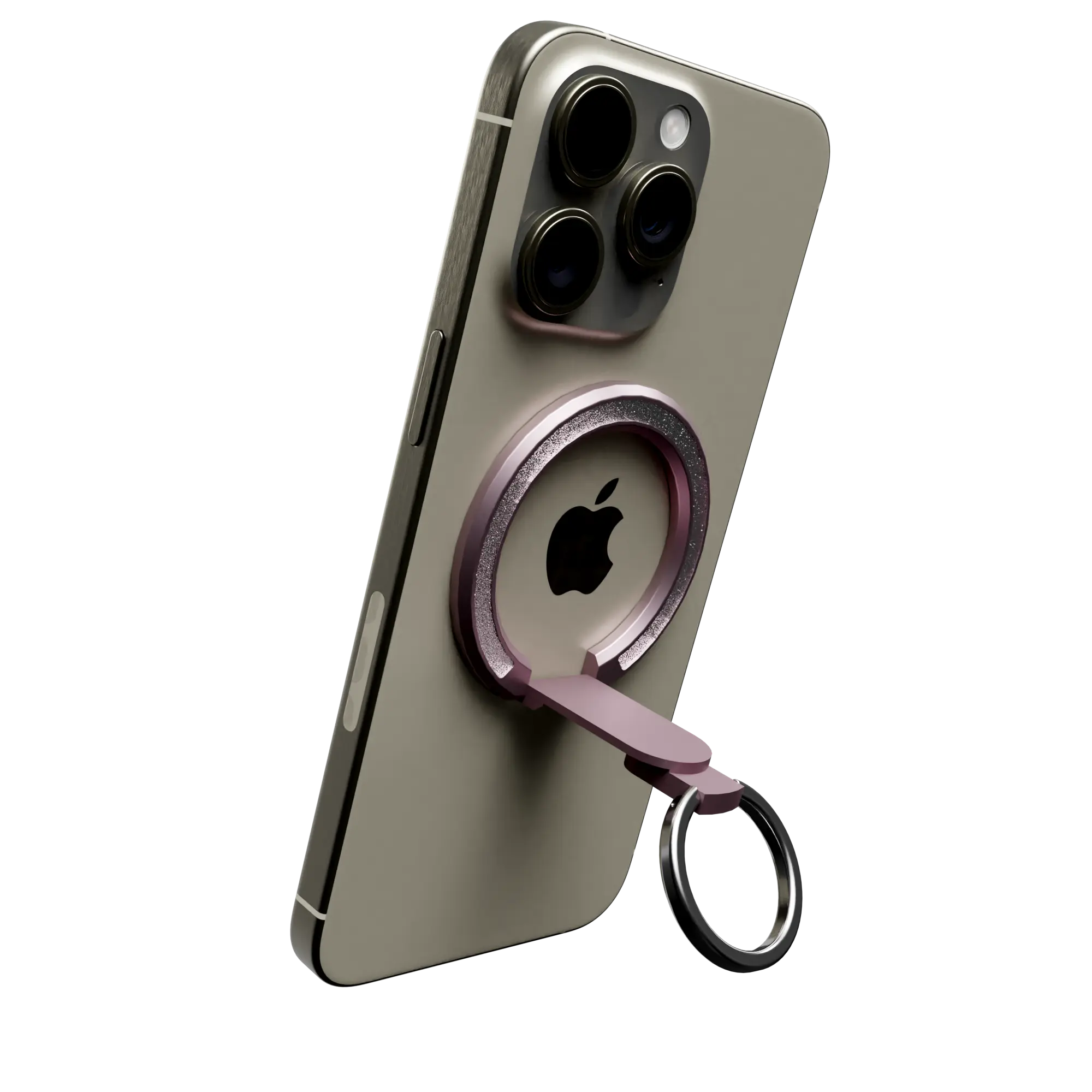 MagSafe Compatible Snap Ring Stand - Pink Glitter cellhelmet cellhelmet