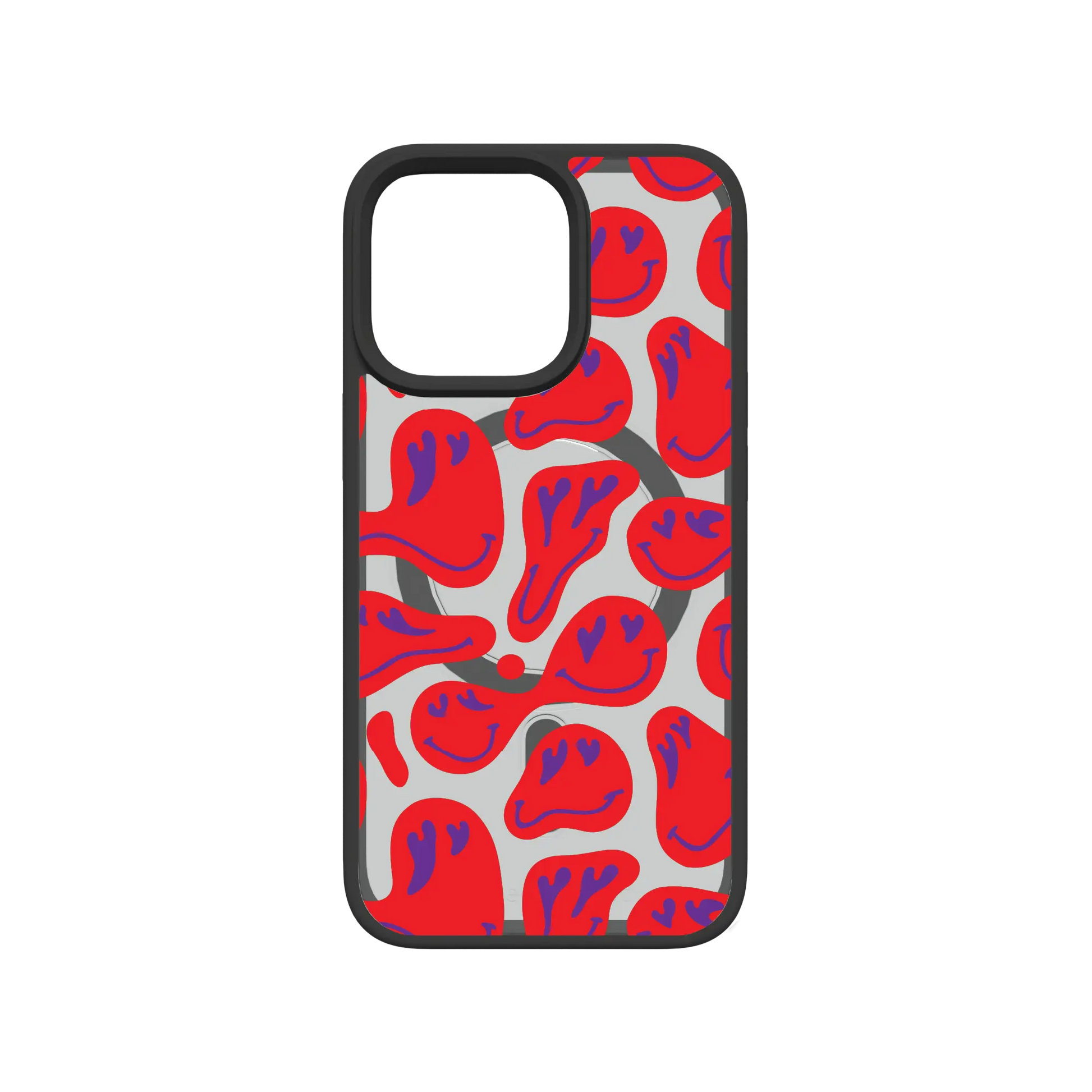 Apple-iPhone-13-Pro-Crystal-Clear Melting Bliss | Protective MagSafe Melted Smile Case | Hearts & Smiles Collection for Apple iPhone 13 Series cellhelmet cellhelmet